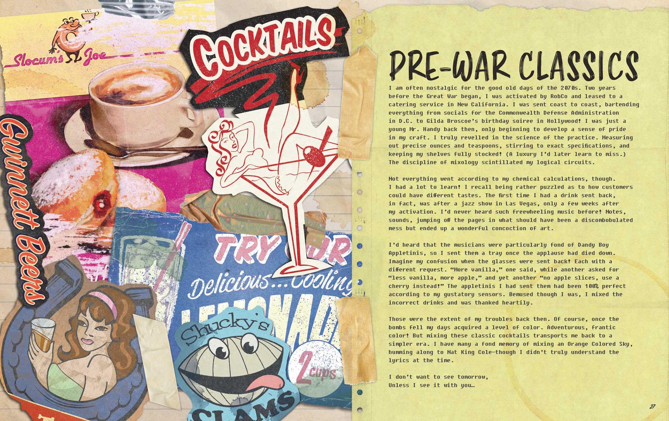 Fallout: the Official Drinks Book: The Official Cocktail Book