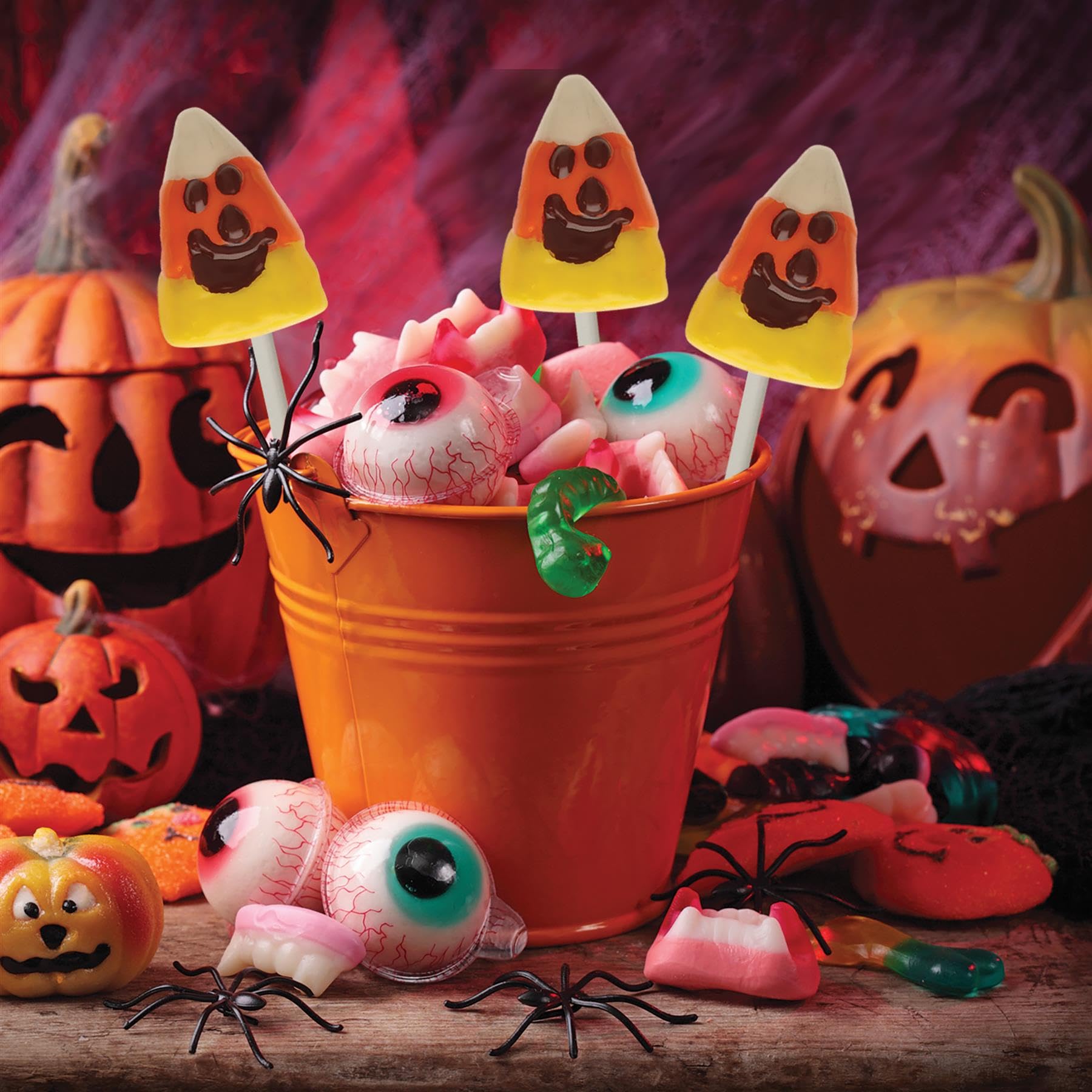 Cybrtrayd Life of the Party H163 Halloween Ringraziamento Candy Mais Lolly Chocolate Candy stampo in sacchetto protettivo sigillato con istruzioni per lo stampaggio Cybrtrayd