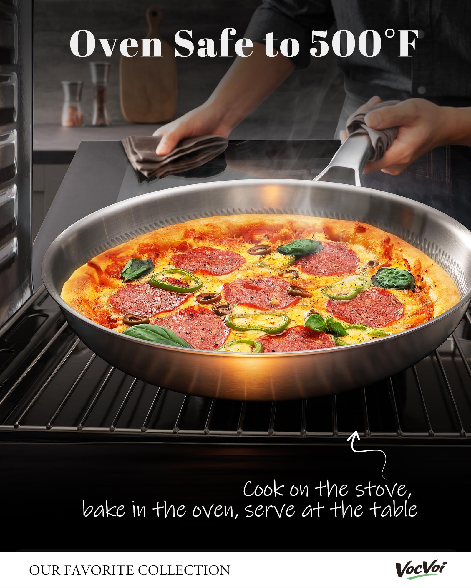 Titanium Pan 12 Inch - Hammered Pro with Lid -4 Titanium Pan 12 Inch - Hammered Pro with Lid -4