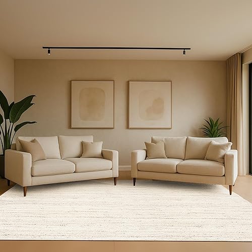 Miniatura 27 de Hausattire Alfombra Trenzada Bohemia Redonda de 4' - Multicolor, Alfombra de Área Circular de Yute y Algodón Estilo Granja para Cocina, Dormitorio