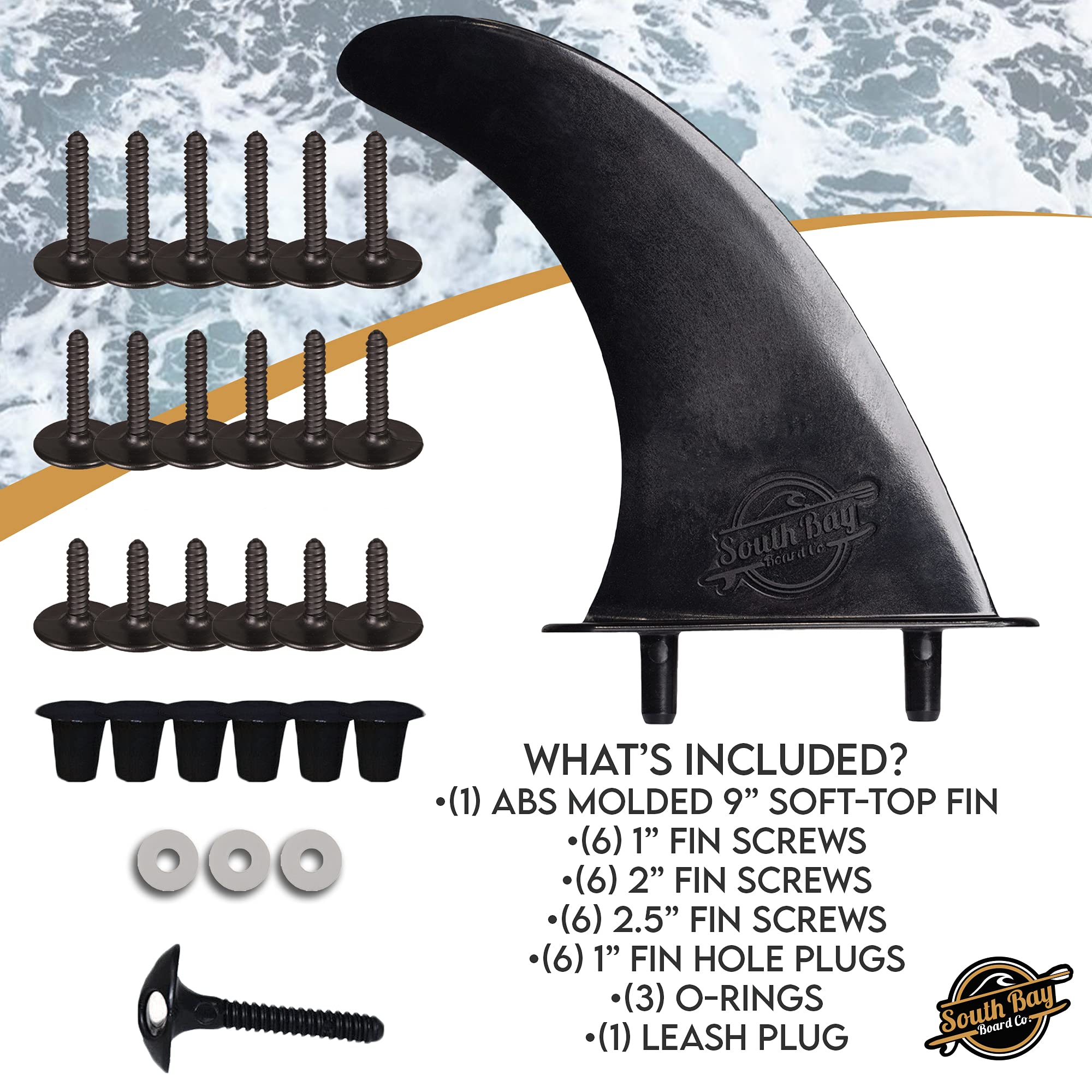 サーフィン フィン 3 ABS Bay Better Board Co. Duty Fins Foam Heavy Performance