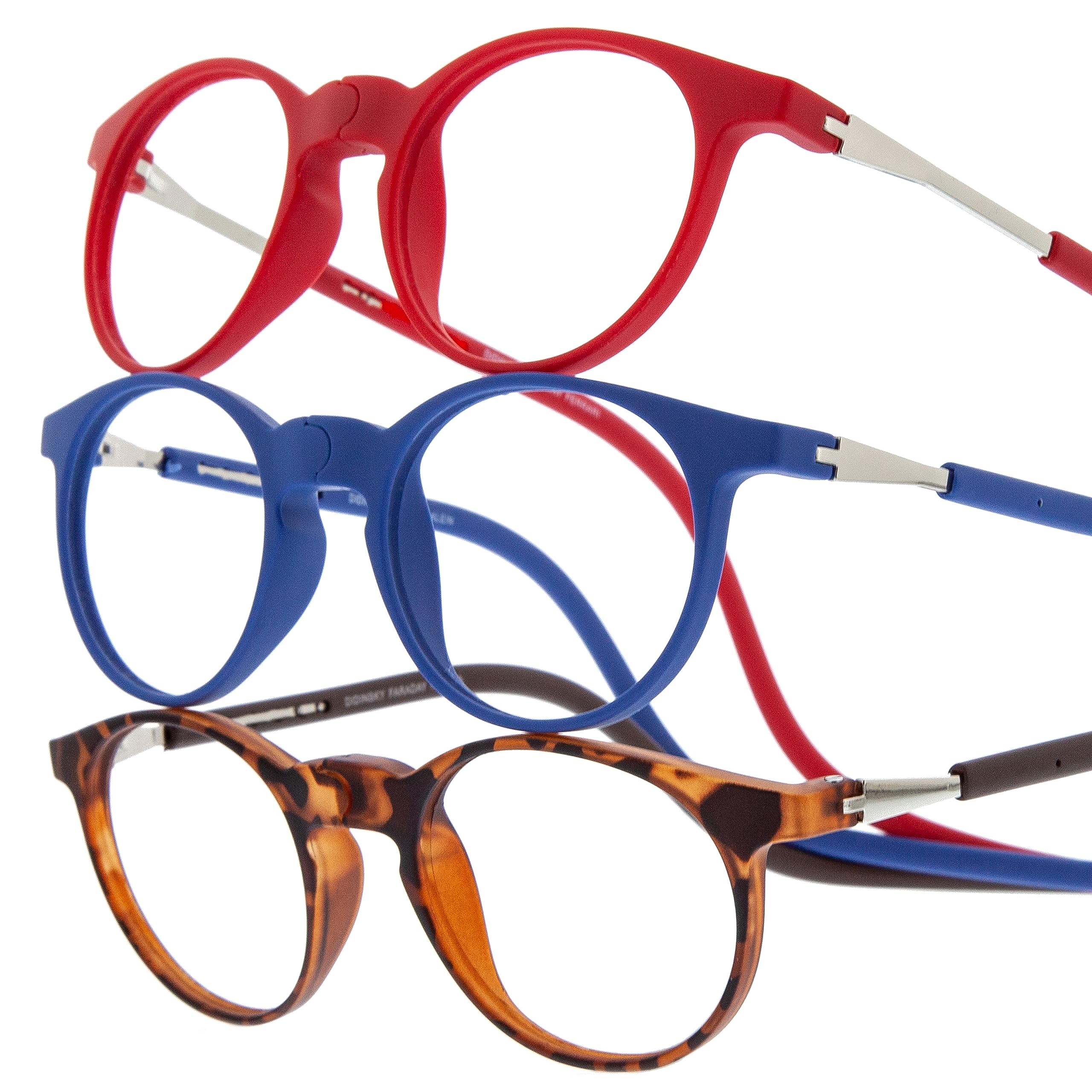 DIDINSKY Faraday lunettes de lecture, Rond Indigo +1,5 | Lunettes de lecture légères, verres antireflet et antirayures. Rondes ou carrées, plusieurs couleurs, +1,0 à +3,0.