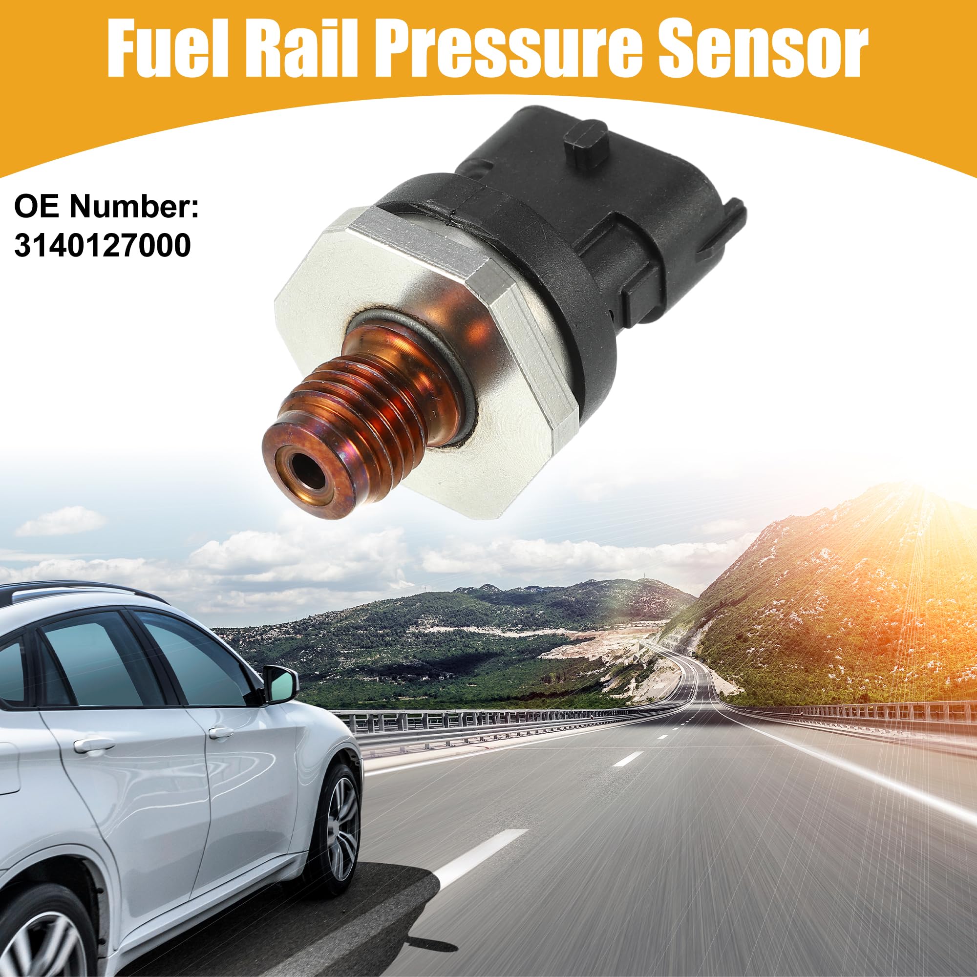 A ABSOPRO Sensor De Presión Del Riel De Combustible No.3140127000 - Para Land Rover Abs - 1 Unidad