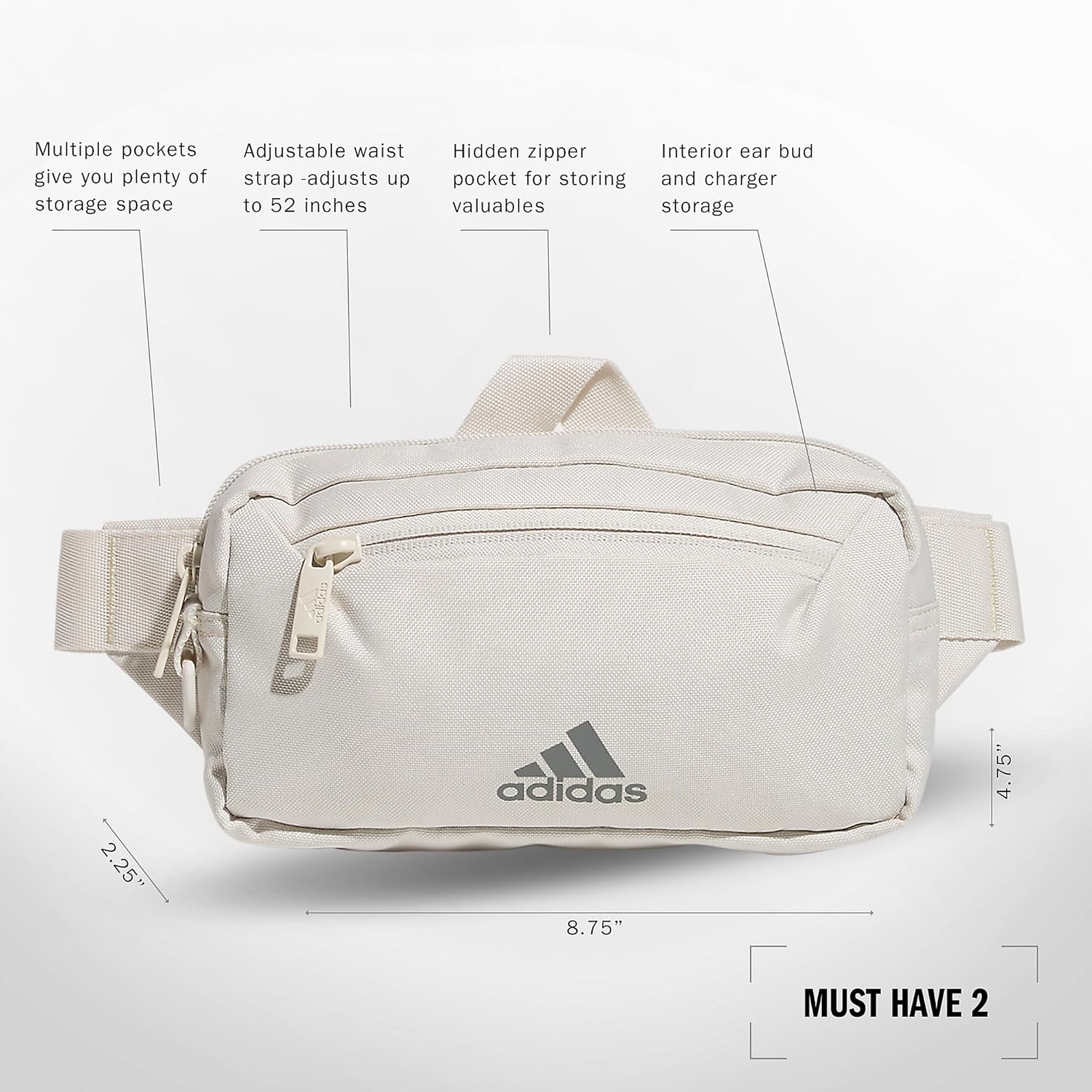 adidas Must Have Fanny Pack – Belt Bag for Men & Women - Image 2