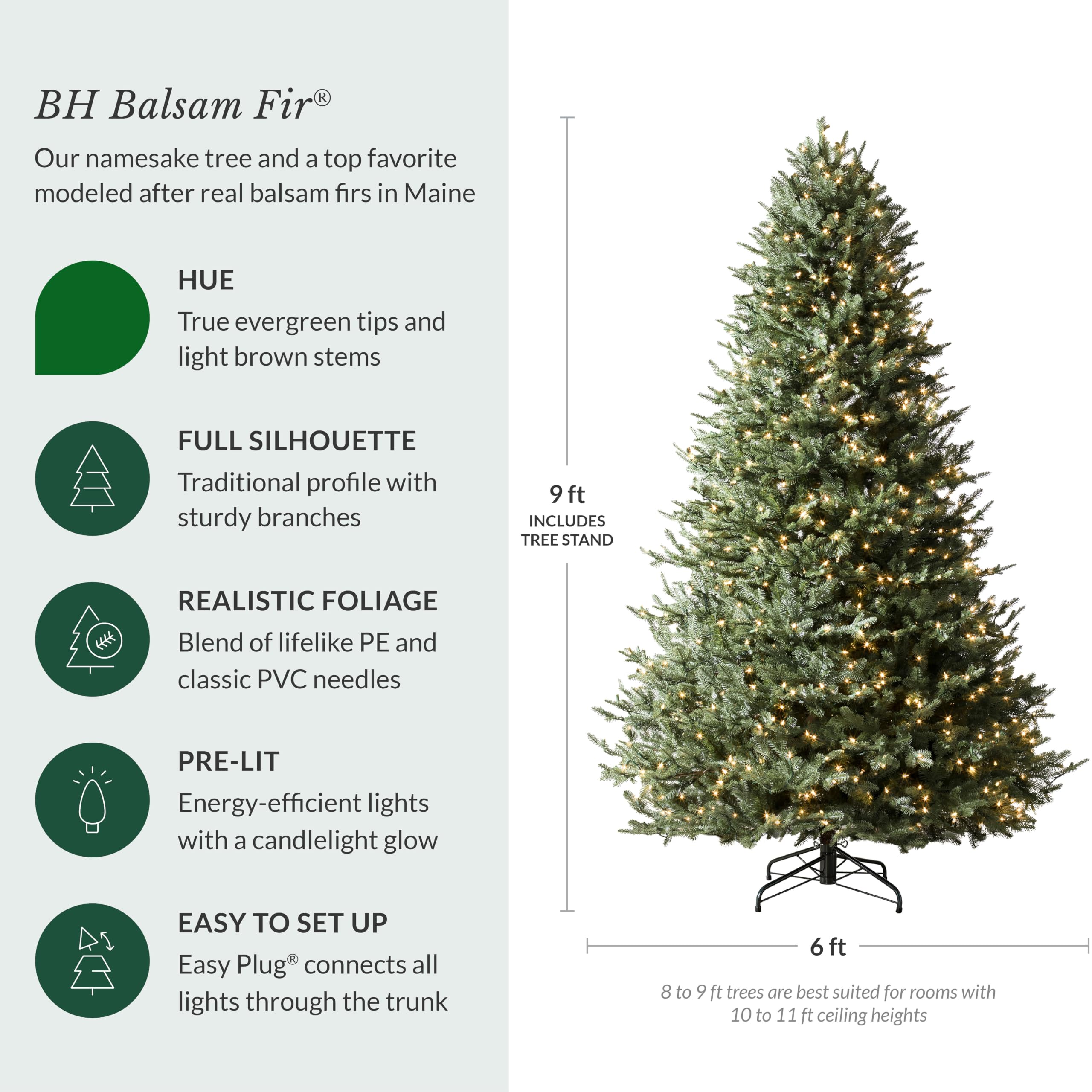 Balsam Hill BH Balsam Fir Full Tree