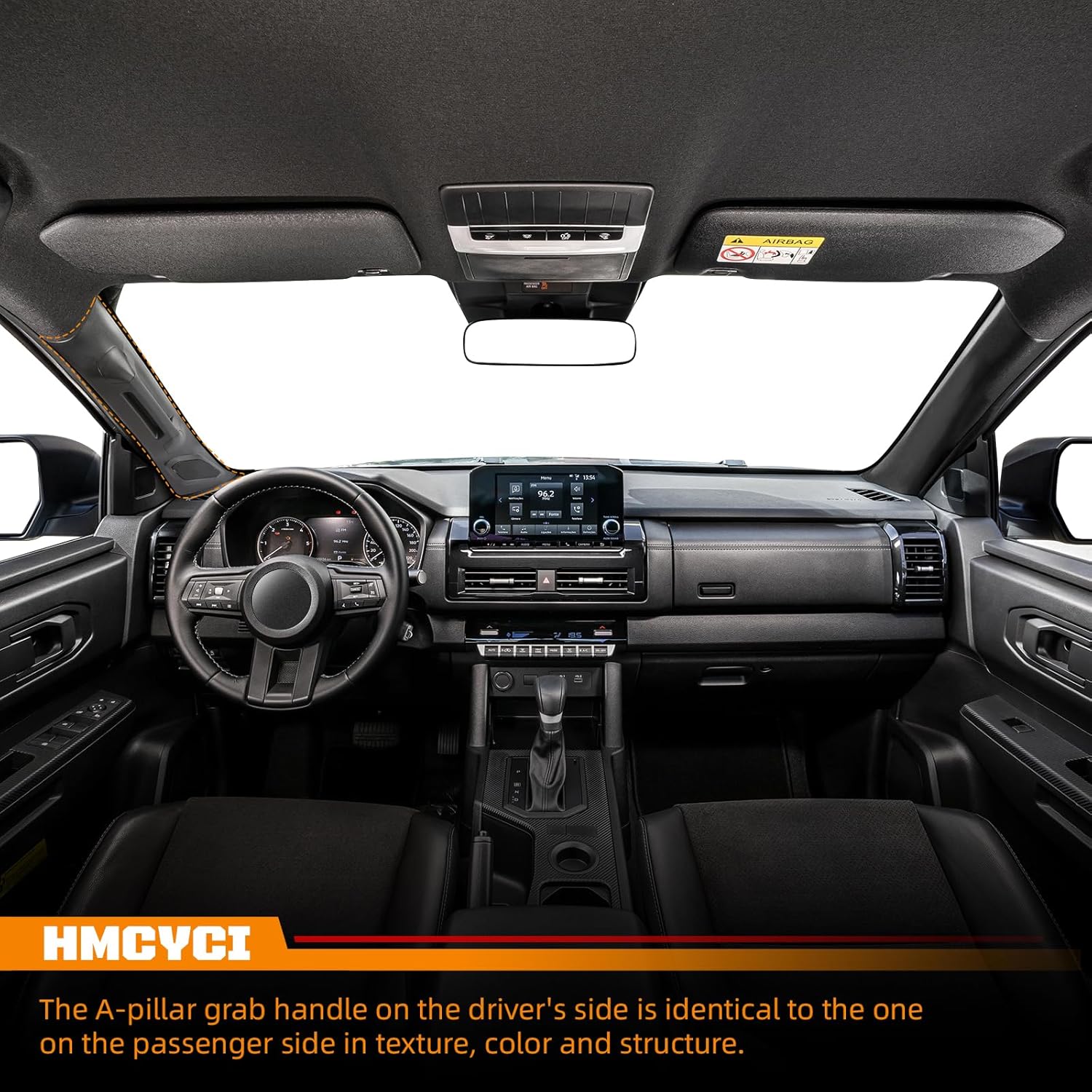 Driver Side A-Pillar Grab Handle for Toyota Tacoma 4th Gen2024-2026,Matches Driver Side, Sturdy, Easy Installation (Black)