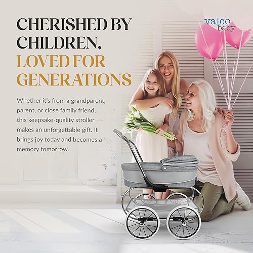 Miniatura 6 de Cochecito de muñeca para bebé Cuna extraíble para un fácil transporte Juguetes de cochecito para niños Promueve la creatividad y el juego