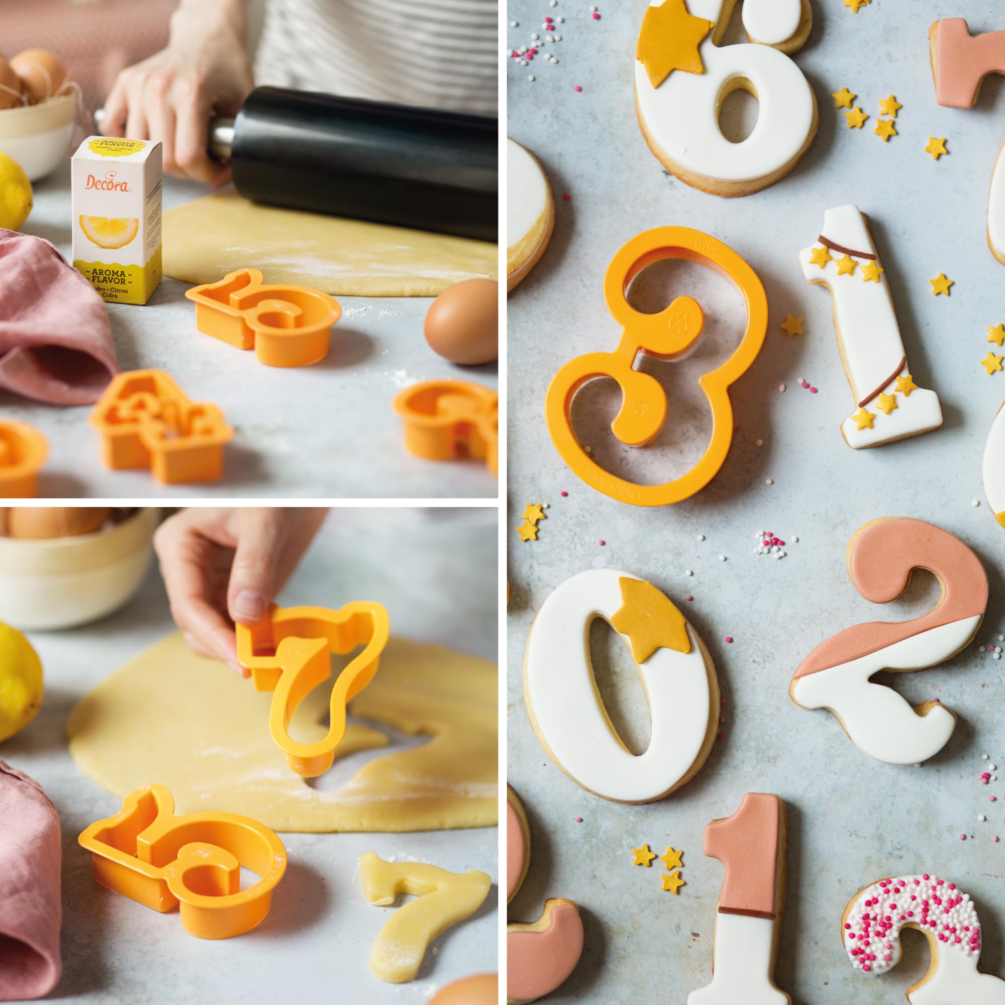Set tagliapasta numeri extra large - Attrezzatura, Biscotti, Compleanno
