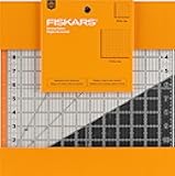 Fiskars® Square Sewing Ruler Set, (6.5 in. x 6.5 in, 12.5 in. x 12.5 in, 2 Pieces)