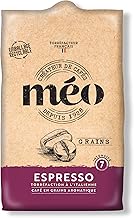 Cafés Méo - Espresso Beans Coffee - 3 kg - Intensity 7/10 - Authentic, Balanced and Aromatic Aromas - Pack of 6 x 500g
