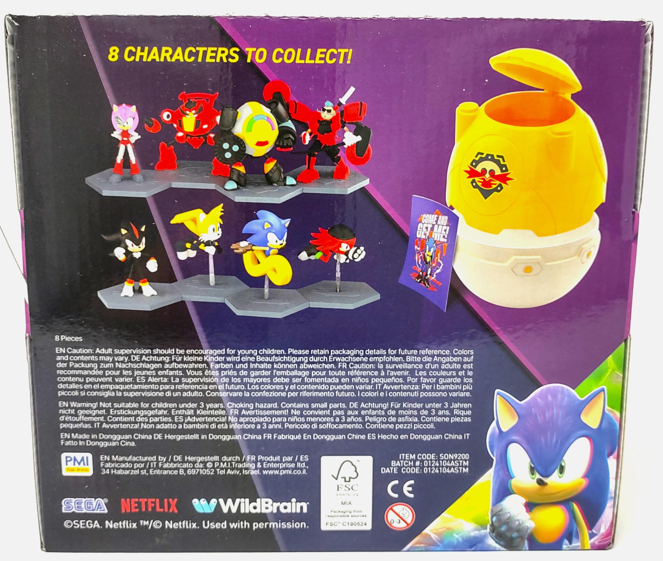 Amazon.com: Sonic Prime Paradox Chaos Capsule, 1 Blind Capsule per