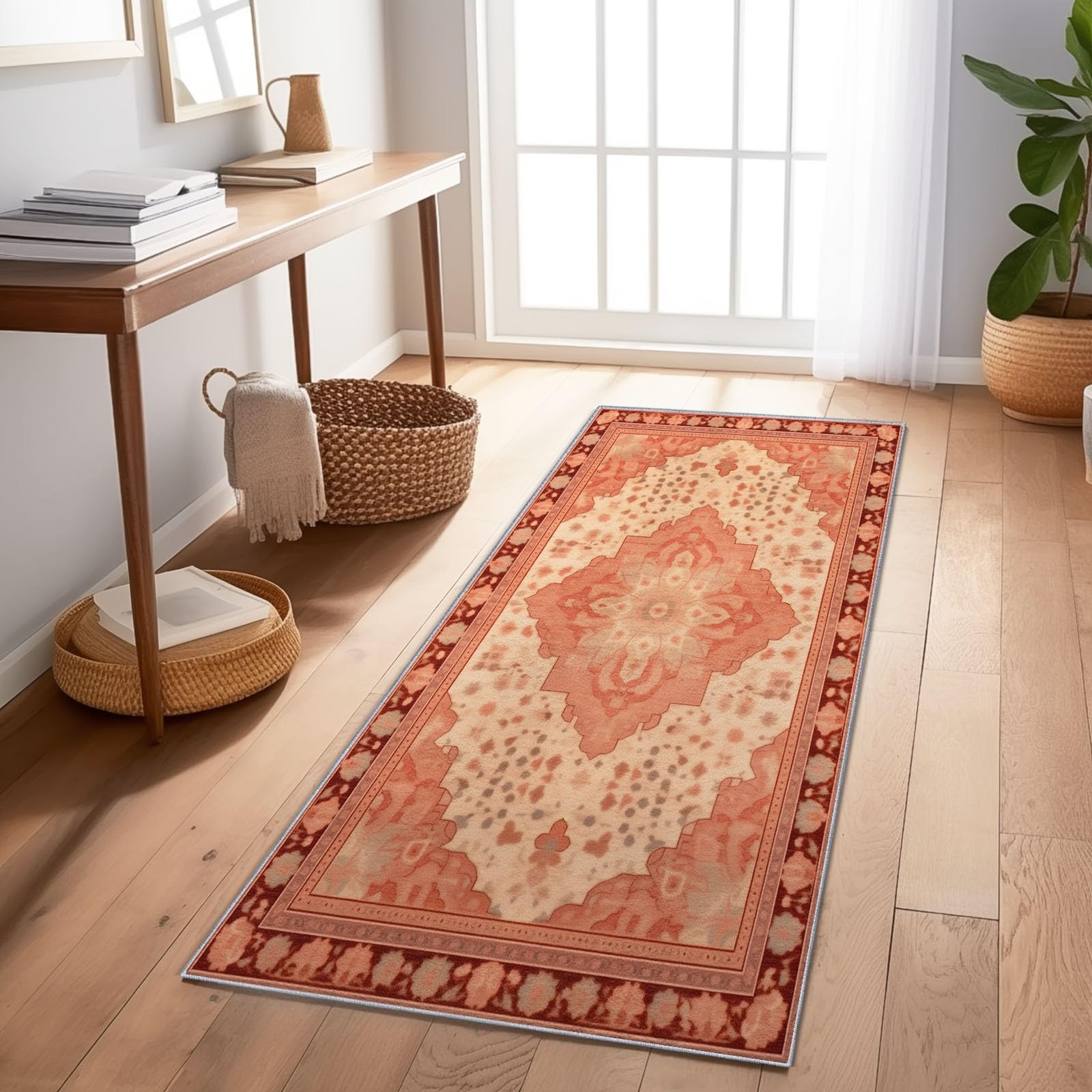 Tapis en flanelle antidérapant pour sécuriser le sol du salon