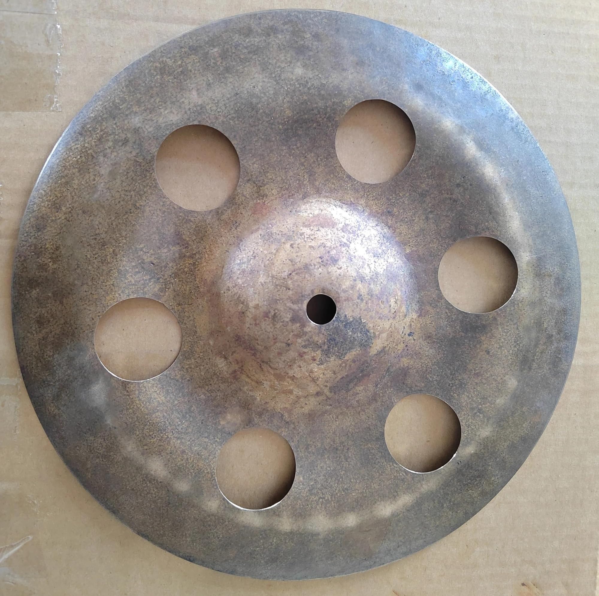 Cymbale Chinoise De 10 Pouces, Cymbale Faite À La Main Pour Batterie, Une Pièce