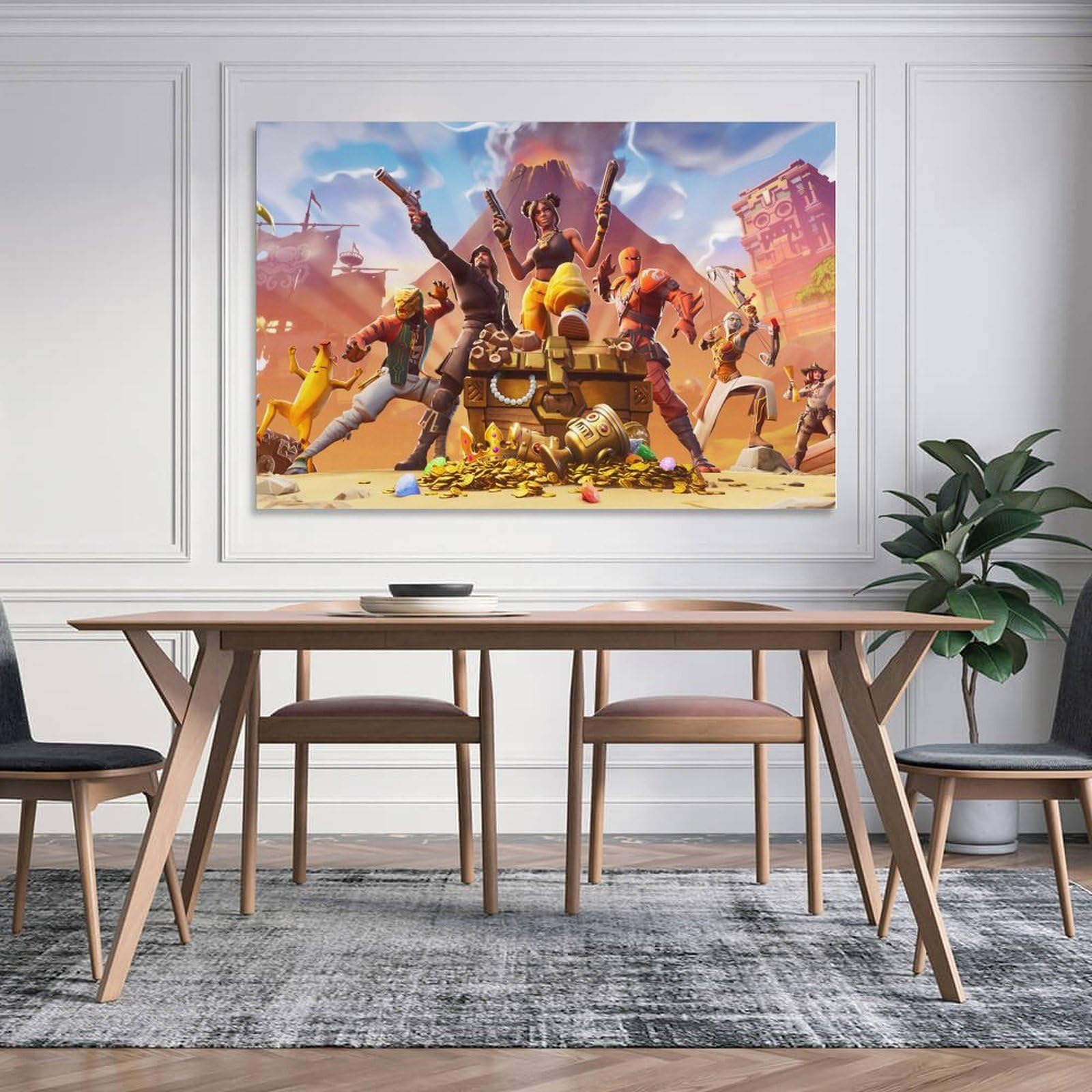 Amazon.co.jp: 『フォートナイト』巨大な火山 クール ポスター 壁