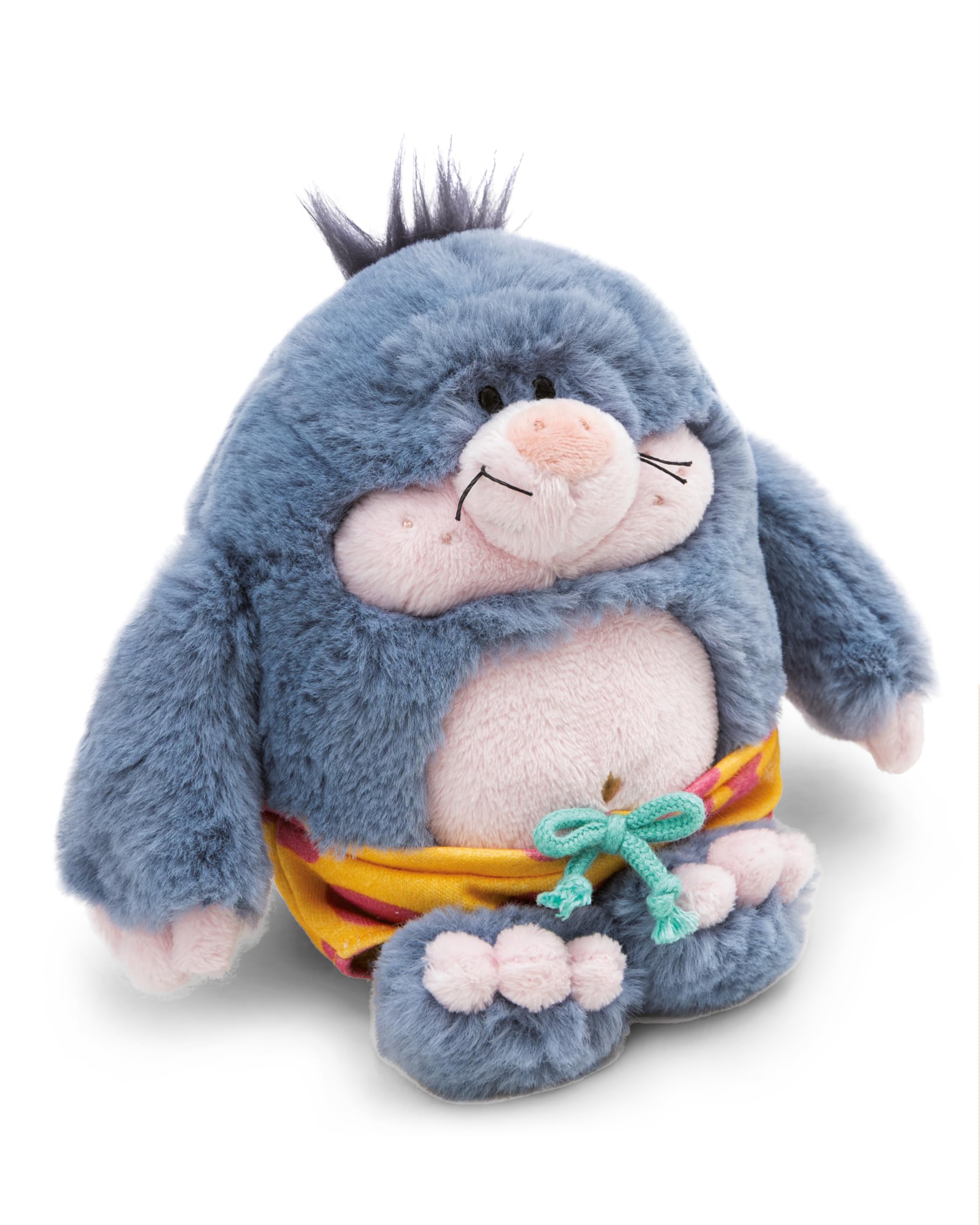 NICI Berti Bermuda the Mole with Swimming Trunks Soft Toy, Stuffed Animal Made of Soft Plush, Cute Plush Toy for Cuddling and Playing, for Children and Adults, Great Gift Idea, 16 cm, Grey – 62891