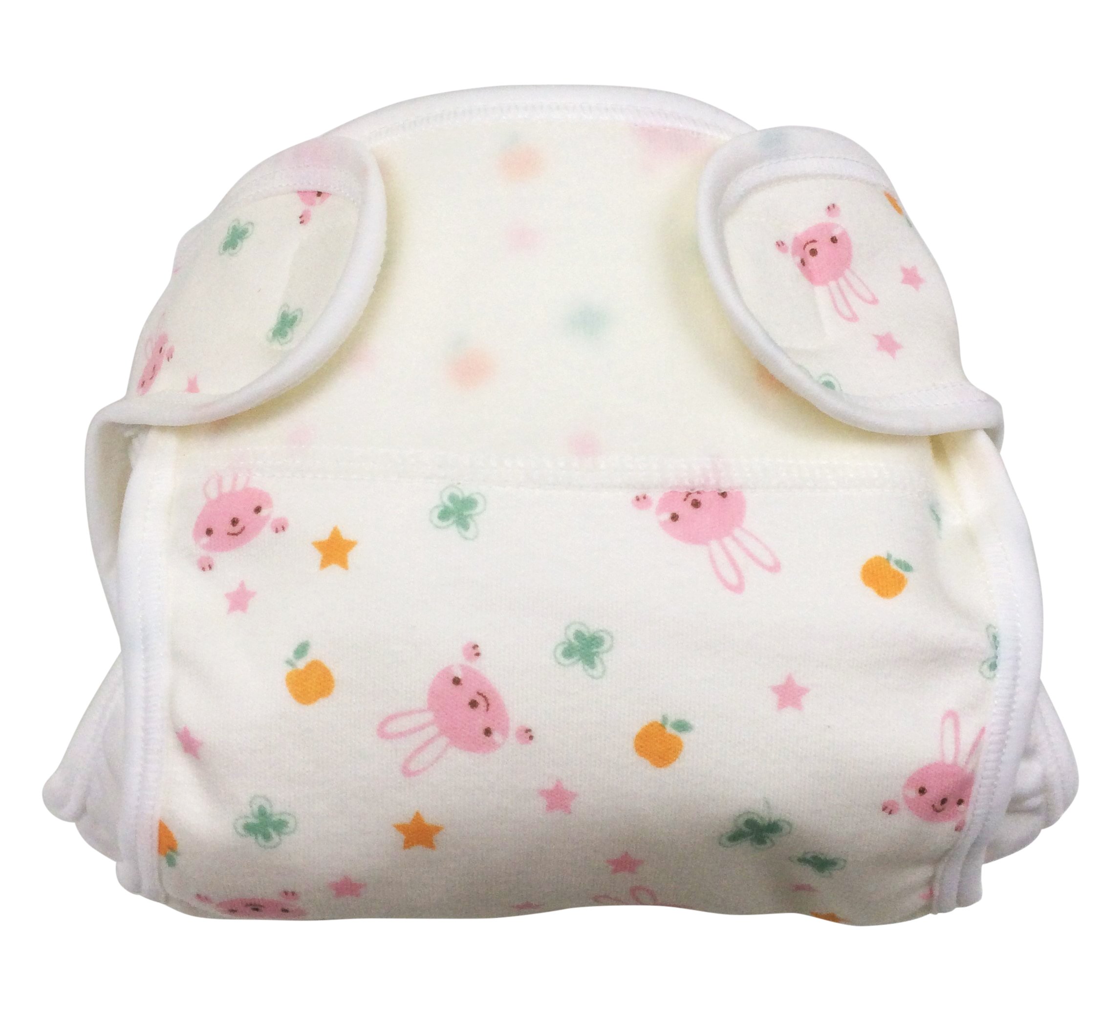 Amazon.co.jp: 綿おむつカバー うさぎ柄 70cm ピンク : ベビー＆マタニティ