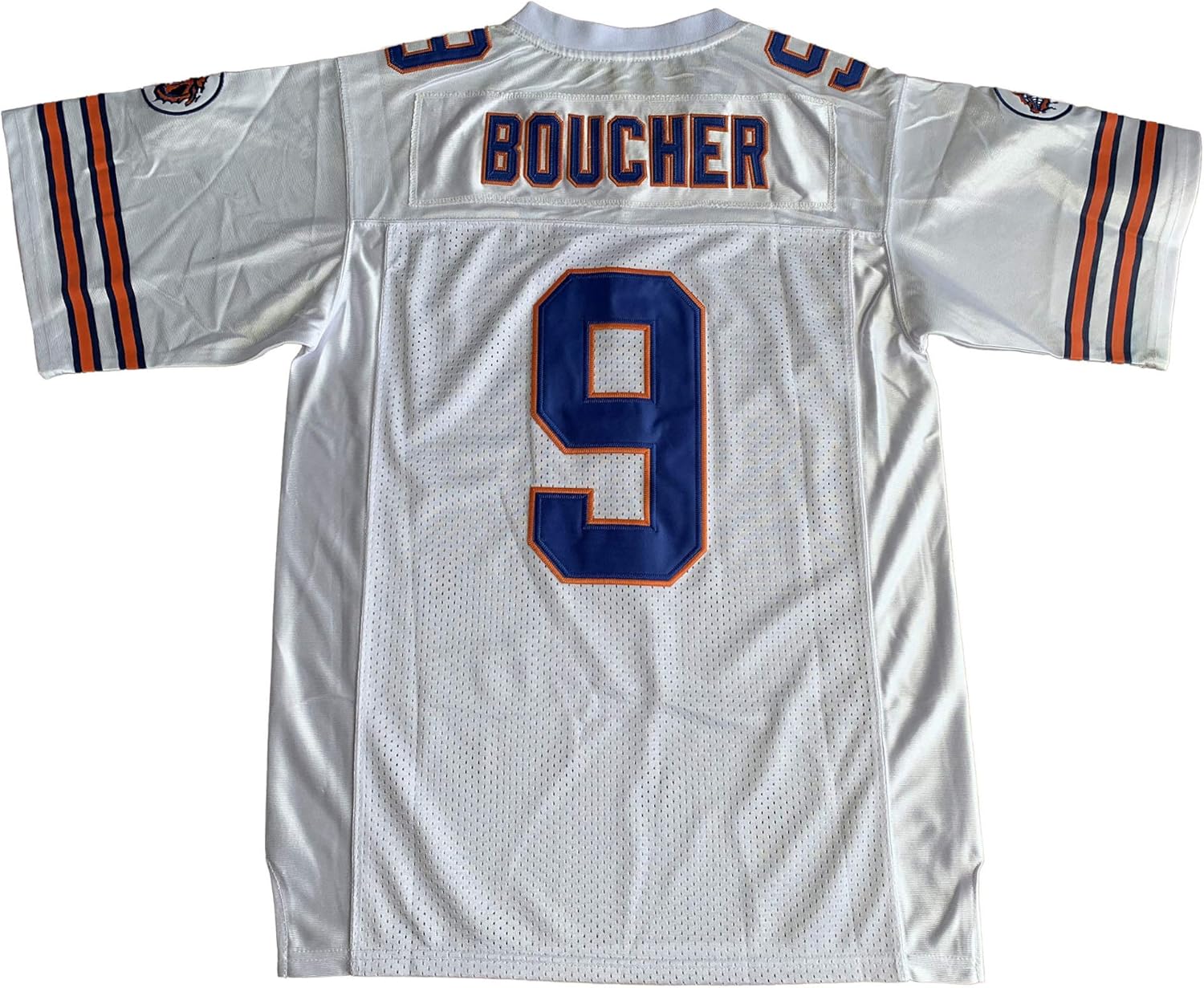 The Waterboy #9 Bobby Boucher Adam Sandler 50th Anniversary Movie Mud Dogs Bourbon Bowl Football Jersey - Image 2