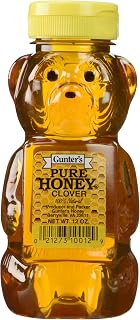 Gunter's Pure Clover Honey Bears, 12 oz Pack of 2 - 100% Natural U.S. Grade A Kosher with Mild Flowery Flavor