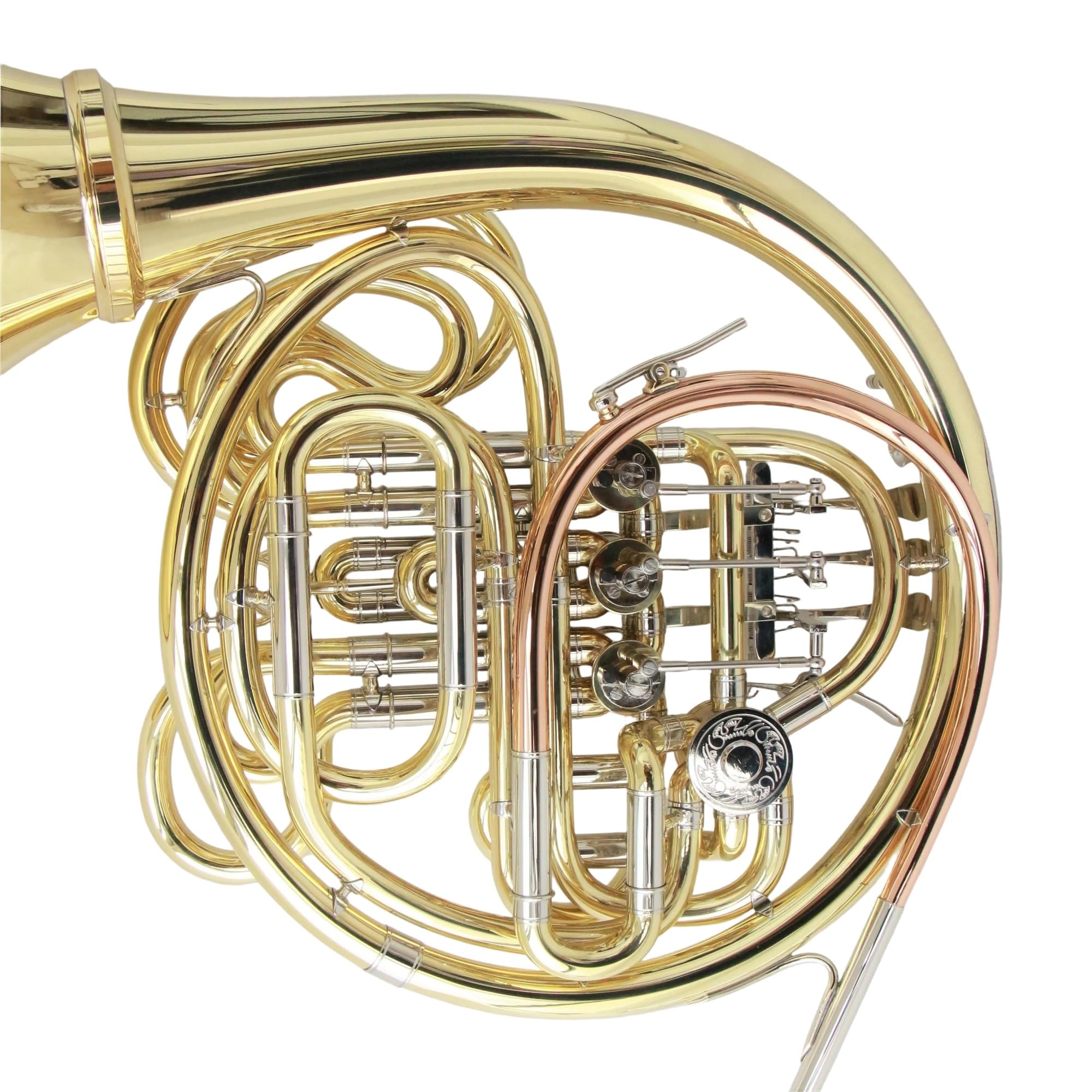 Cor d'harmonie pour débutant Cor d harmonie double à 4 clés et pavillons séparés instrument de musique professionnel