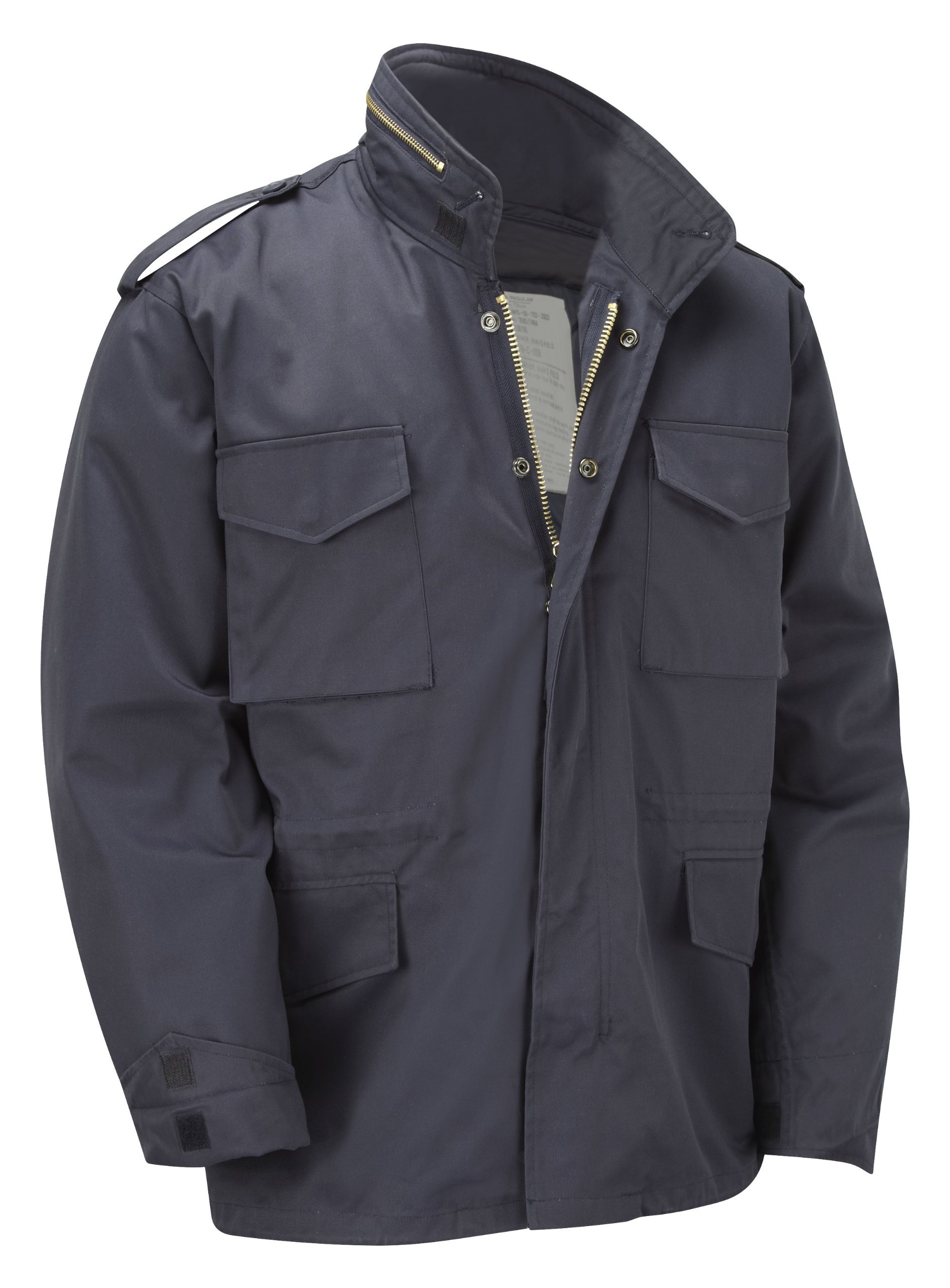 Men's Navy M65 Military Field Jacket With Removable Quilted Inner Liner - (2Xl)