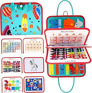 NAMOARLY Placa De Aprendizagem Infantil Brinquedo Educacional Brinquedo De Aprendizagem Placa Ocupada Montessori Placa Ocupada Para Crianças Brinquedo Montessori Placa Ocupada Para