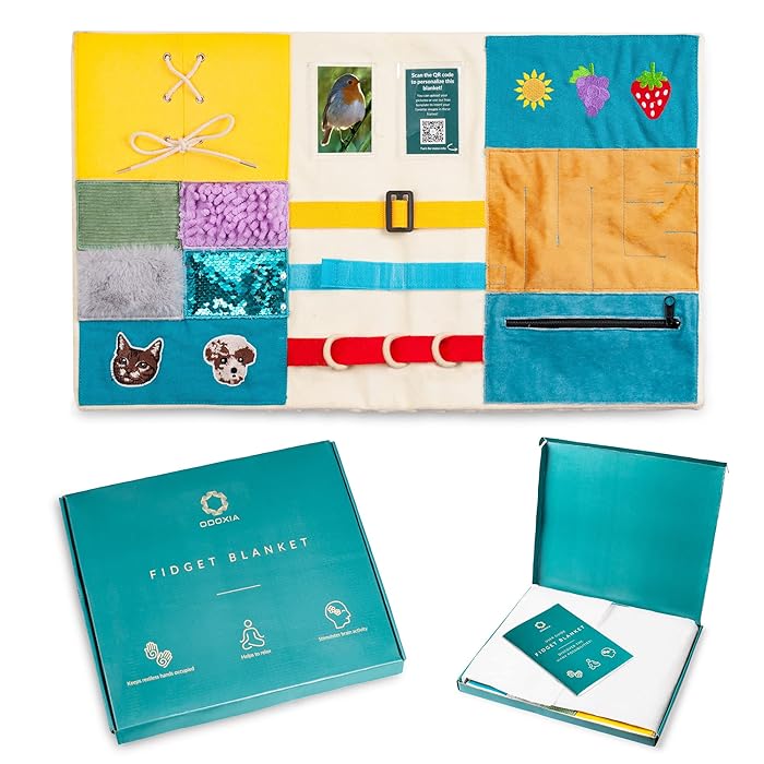 Buy Fidget Blanket for Dementia Calming Dementia Activities for