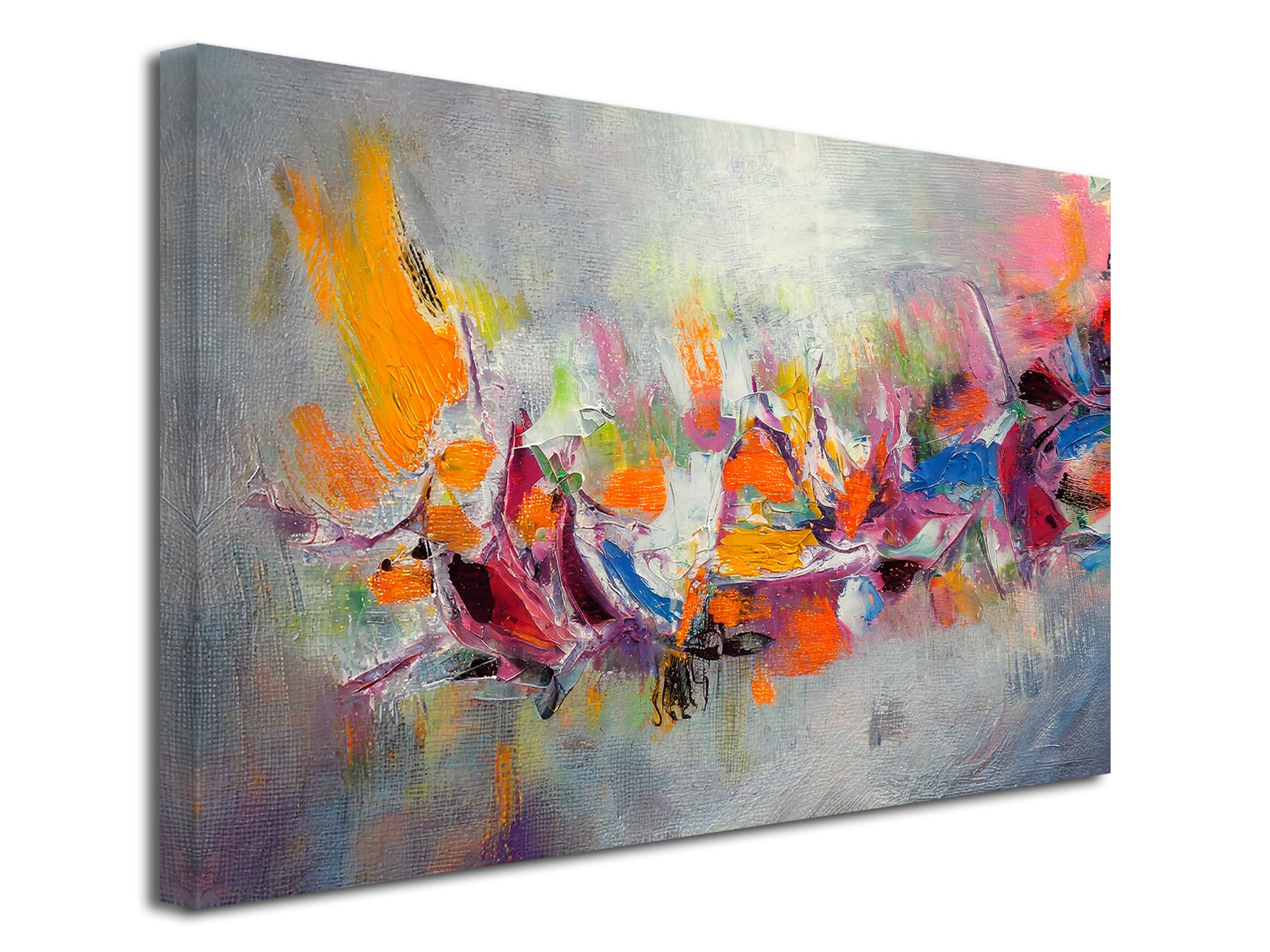 Tableau deco murale salon abstrait DECLINA 120x80 cm pour design interieur