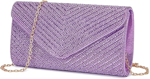 Miniatura 17 de Bolsos de noche para mujer, sobre de embrague, bolsos cruzados para mujer, bolsa de boda con diamantes de imitación, bolsa de hombro para mujer