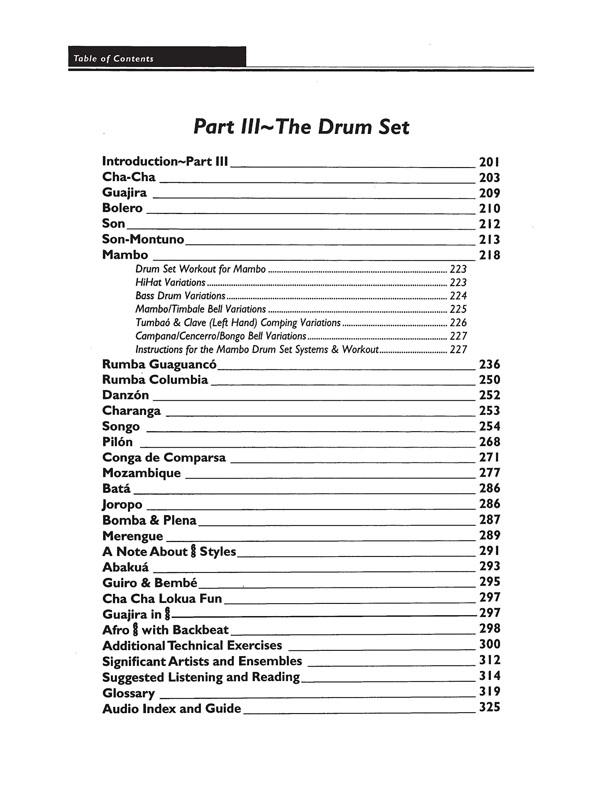 The Essence of Afro-Cuban Percussion and Drum Set +CD: Rhythm Section Parts for Bass, Piano, Guitar, Horns & Strings, Book & Online Audio
