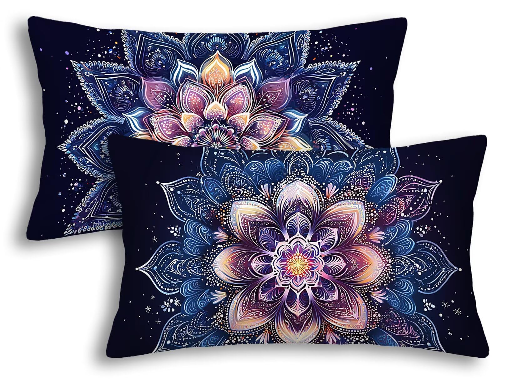 Taie oreiller violet 40x80 velours doux pour renouveler la déco
