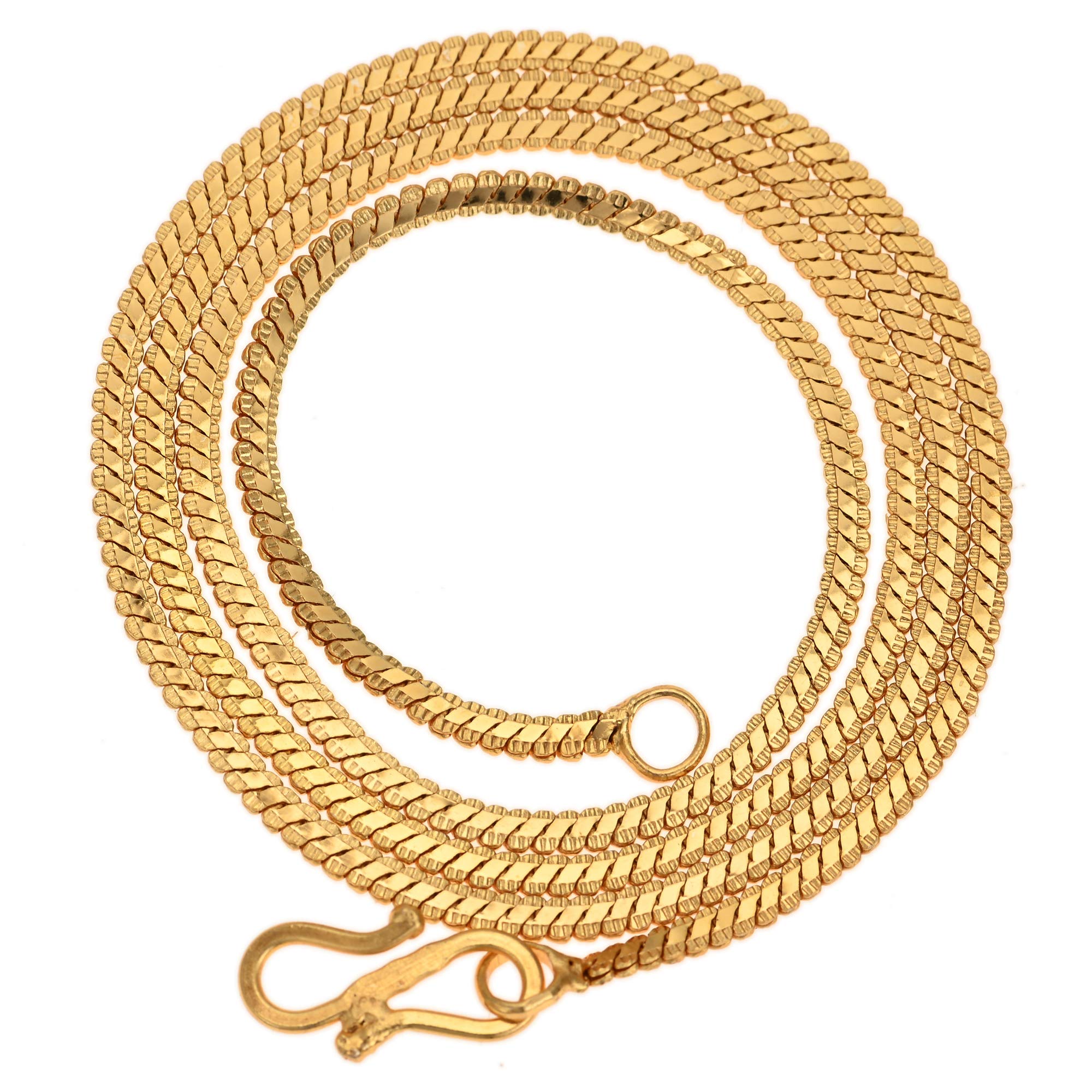 Gold Plated Chain Necklace Mala