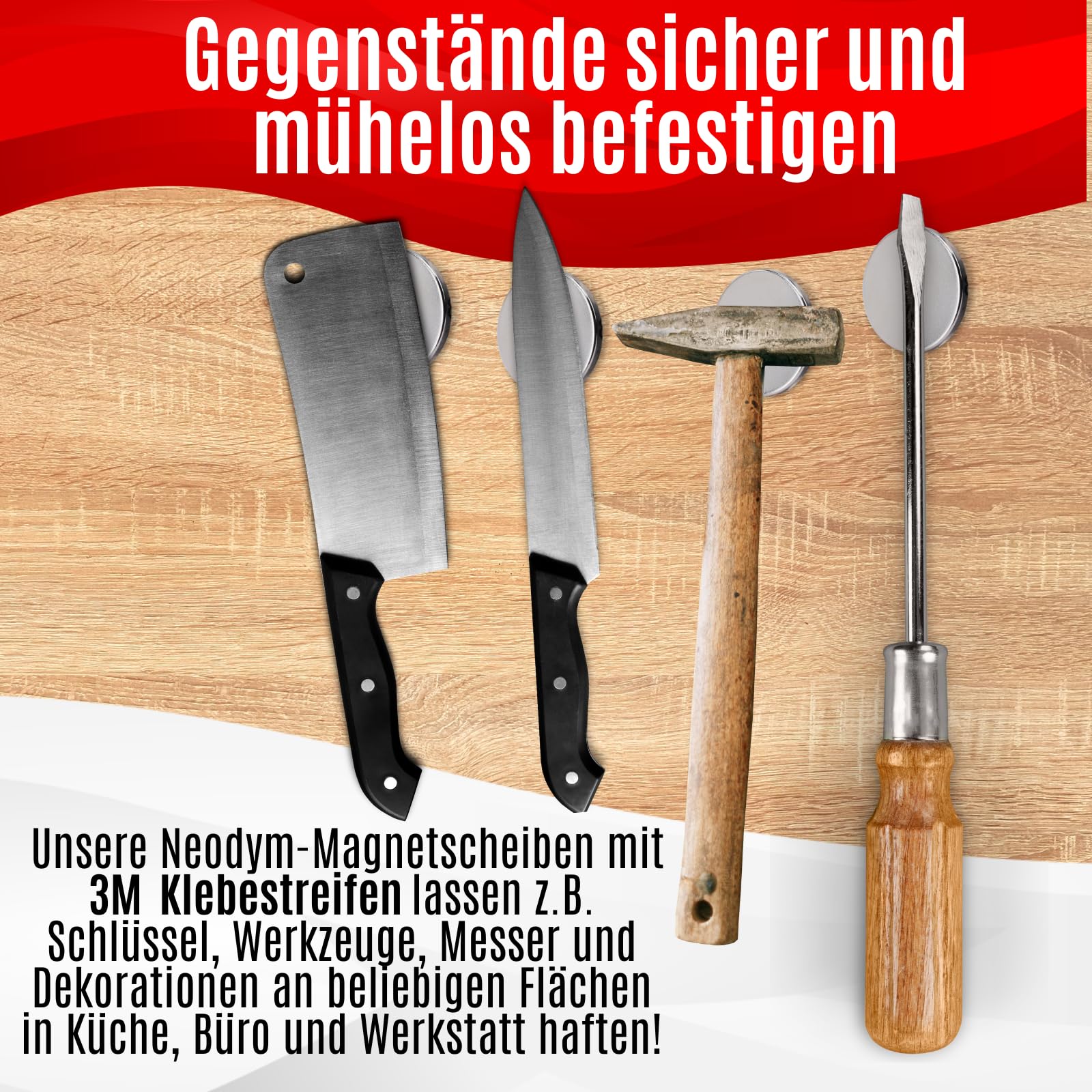10x Neodym-Magnet N52 Scheibe 6x6 Mm – 1,59 Kg Zugkraft, Schwarz, Von Magnet-Kauf