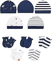 Vista 4 de ABeCue Conjunto de ropa de canastilla para bebé niño recién nacido, paquete de regalo para bebés, 20 piezas