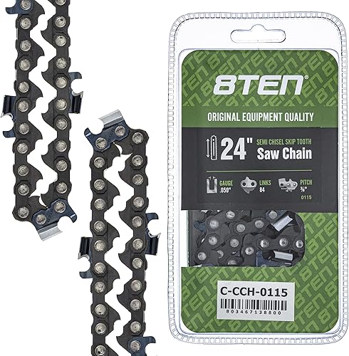 Vista 114 de 8TEN Cadena de motosierra para Husqvarna 254 455 340 351 353 350 55 455 Rancher Poulan Jonsered Echo 16 pulgadas .050 .325 66DL