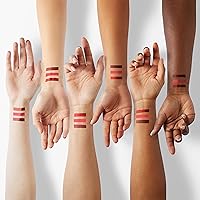 Vista 4 de evpct 3 Piezas Delineador de Labios Mate Marrón Oscuro Rubí Rojo Profundo y Juegos de Lápiz Labial Líquido para Mujeres de Larga Duración