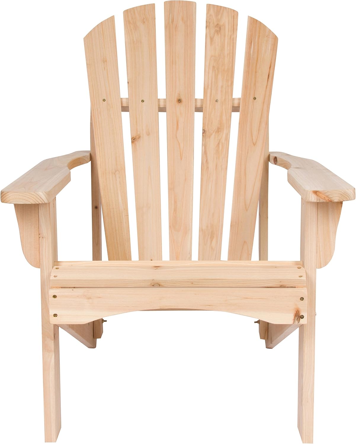 Shine Company Inc. 4617N Rockport Adirondack Chair, Natural : Everything Else