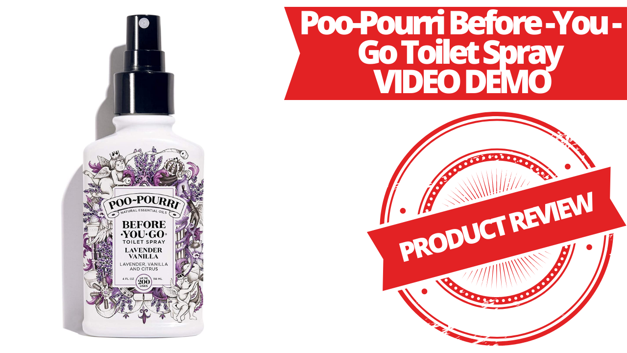 Poo-Pourri Before-You-Go Toilet Spray Video Review!  on Amazon Live