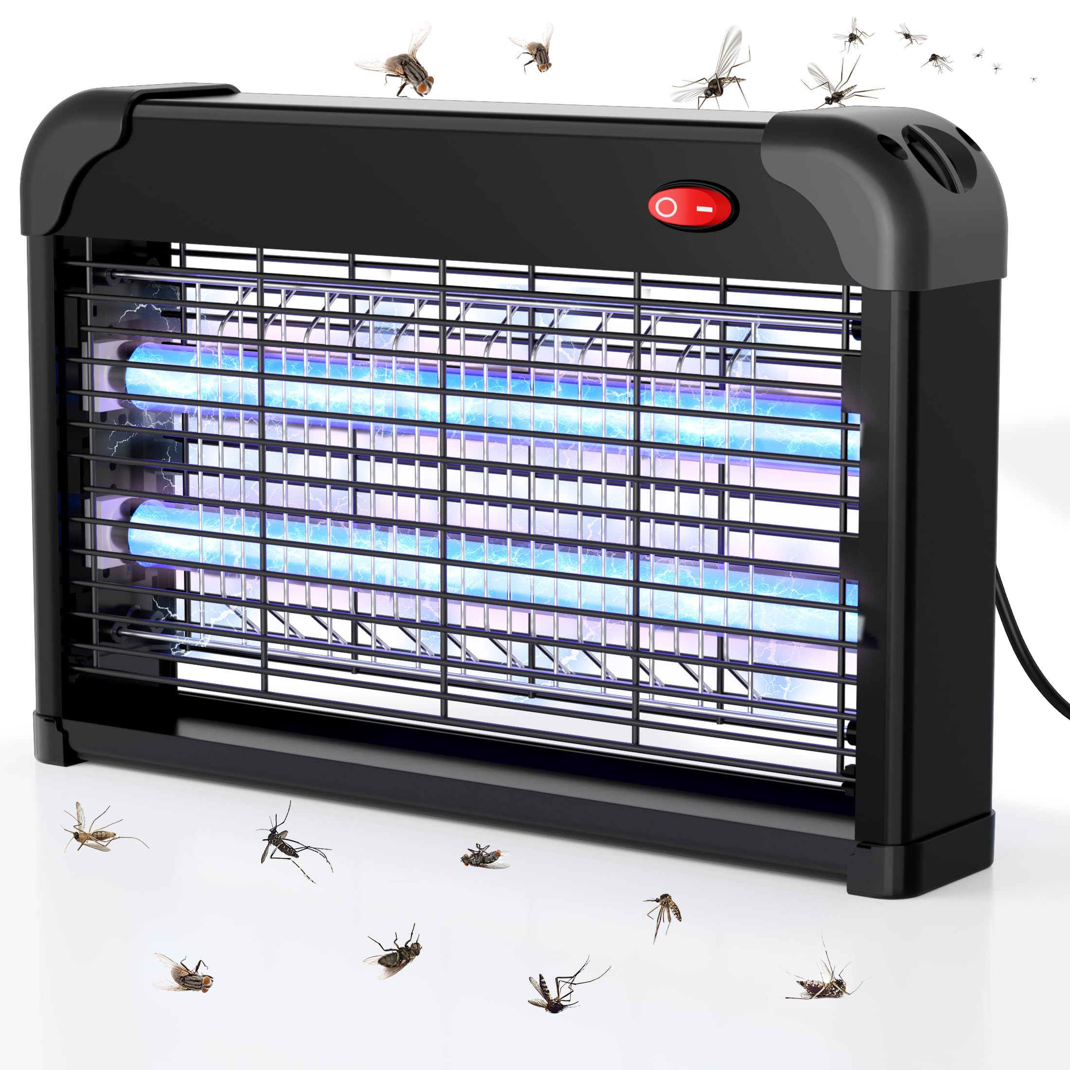 LioTresk Electric Fly Zapper, Mosquito Killer for Home Use, Powerful 4200V Bug Zapper with 20W UV Light, Safe & Silent Fly Control for Indoor Outdoor - 2