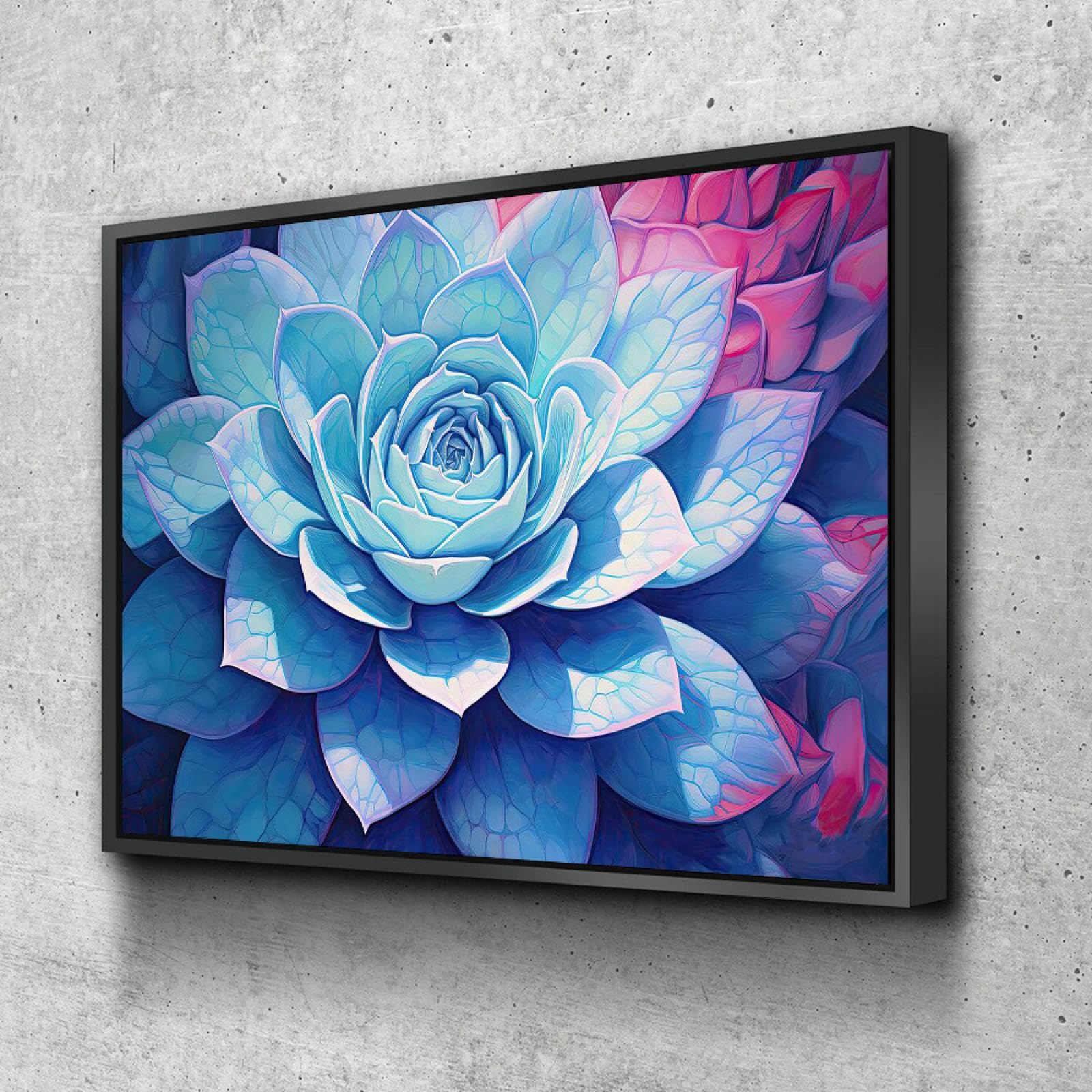 Art mural aux couleurs douces agave 35x50cm impression sur toile - 7