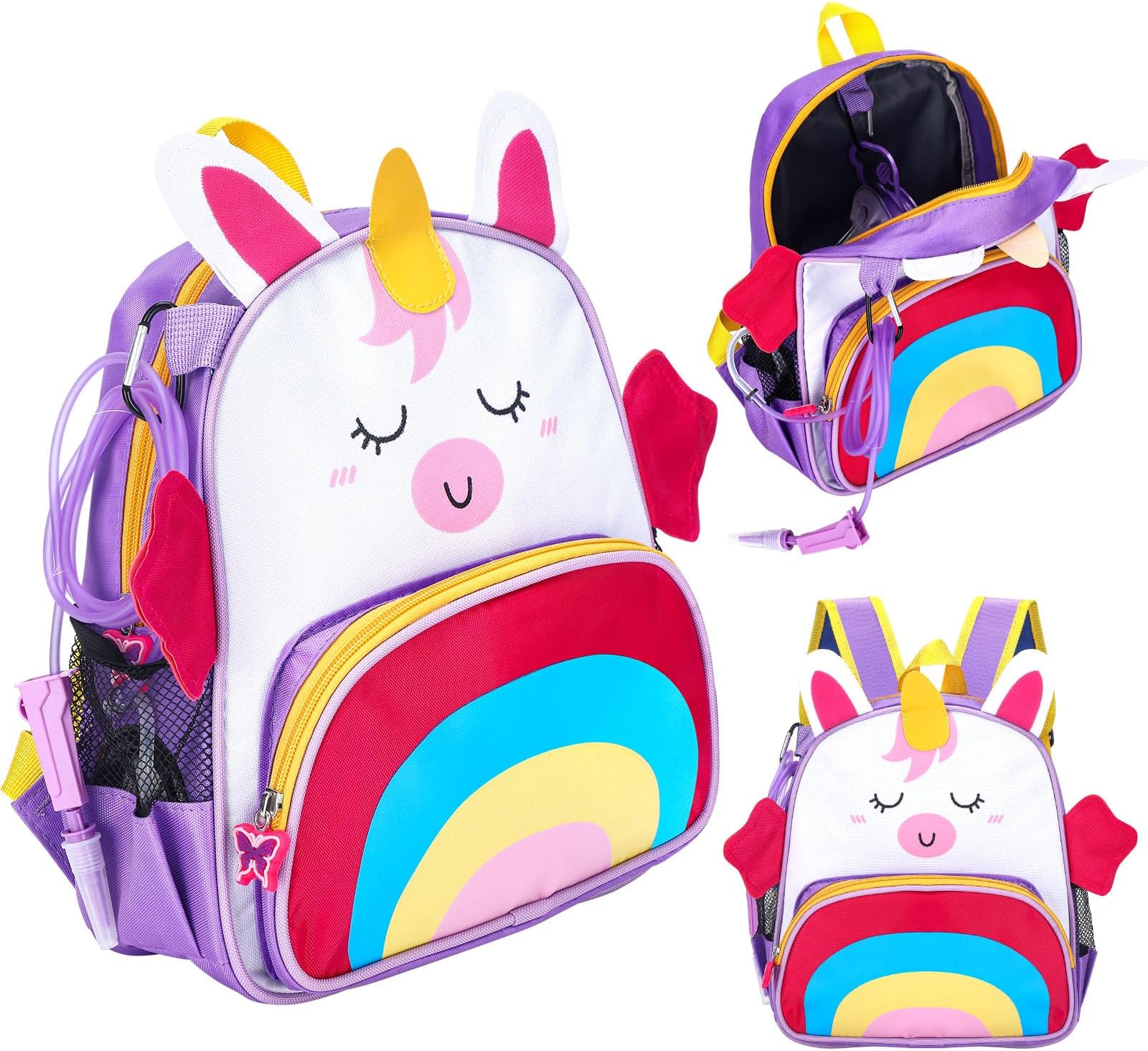 Feeding Tube Backpack G Tube J Tube GJ Tube Backpack for Enteral Feeding Pump Baby Accessories, Not Include Tube