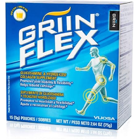 Amazon Com Hydro Collagen Glucosamine Chondroitin 15 Pouches Sobres Health Personal Care