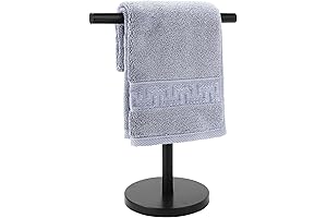 T-Shape Standing Free Hand Towel Rack for Bathroom, Kitchen, Countertop