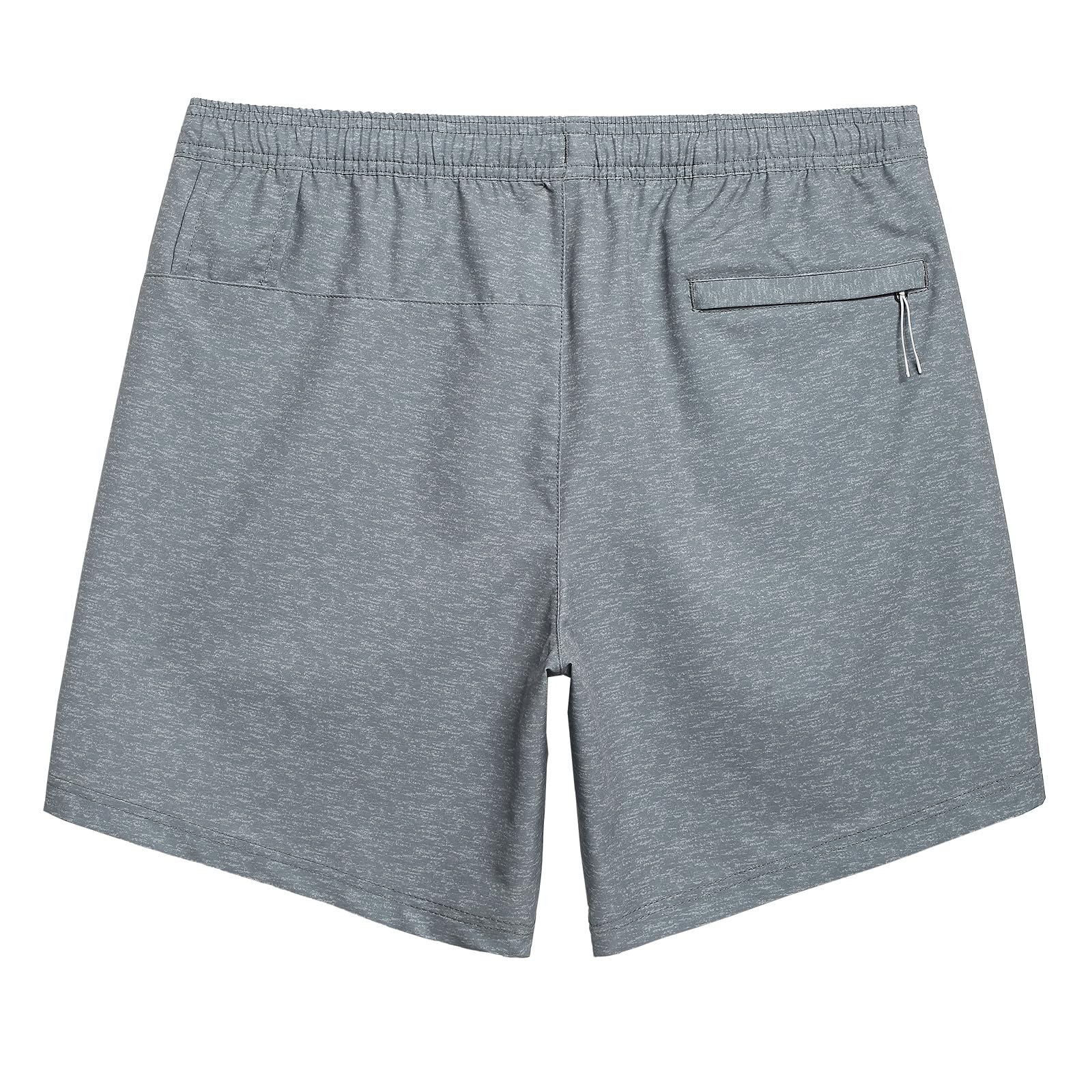 maamgic Pantaloncini da corsa da palestra da uomo, 17,8 cm, ad asciugatura rapida, pantaloncini da allenamento atletico con tasche con cerniera,