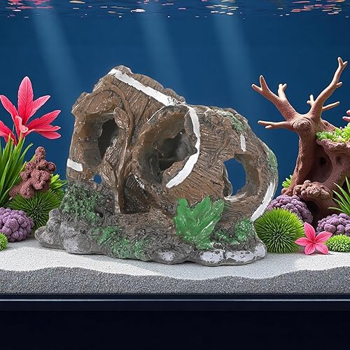 Miniatura 4 de Aquarium Decorations Resin Hollow Tree Trunk Ornament GT1170