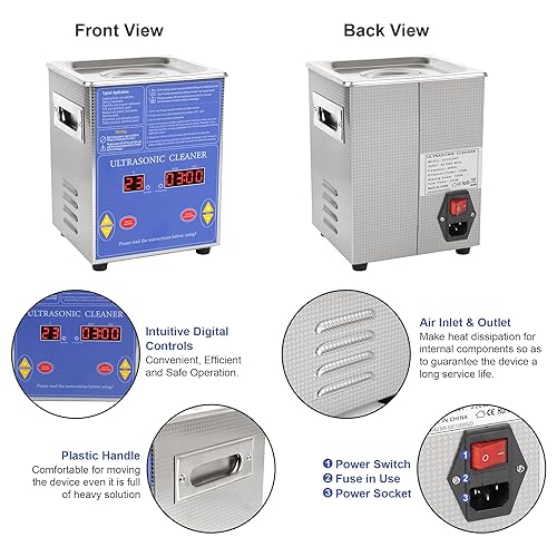 Miniatura 5 de Kendal Grado comercial 220 vatios 3 litros limpiador ultrasónico HB-23MHT