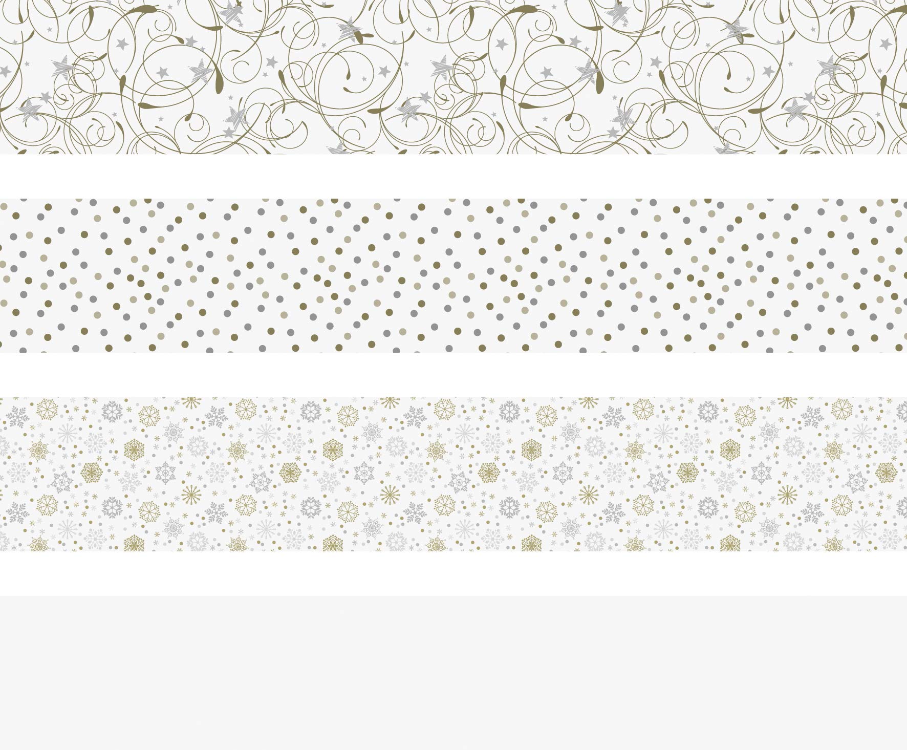 HEYDA204875538 Folding Strip Set for Froebel Stars 1 x 30 cm and 1.5 x 45 cm, 4 Assorted Designs in Two Different Sizes, White