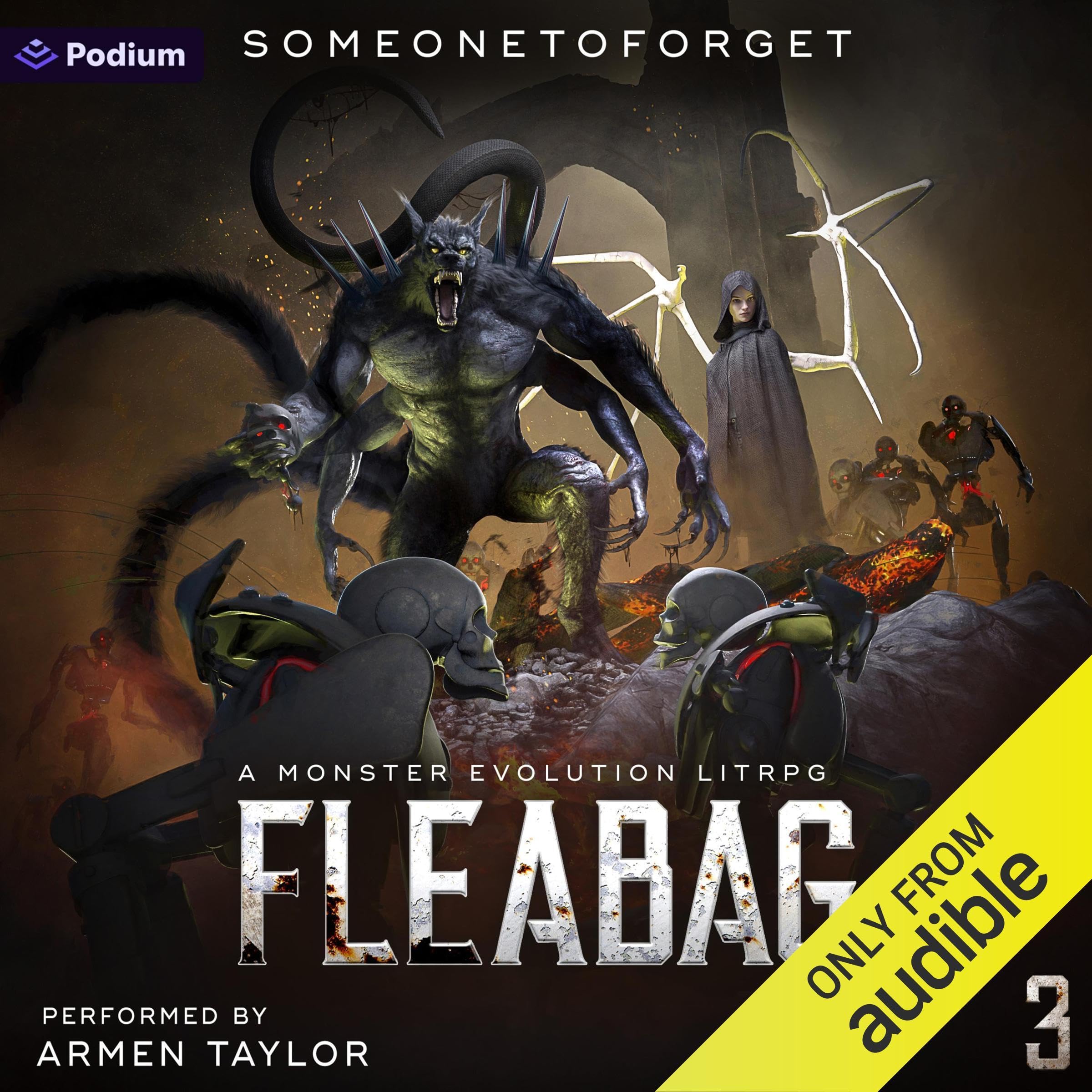Cover art for Fleabag 3: A Monster Evolution LitRPG