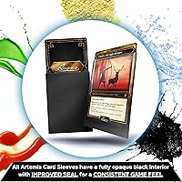 Vista 4 de Quiver Time Paquete de cartas coleccionables negras para cartas coleccionables y fundas para cartas, compatible con Magic The Gathering Cards