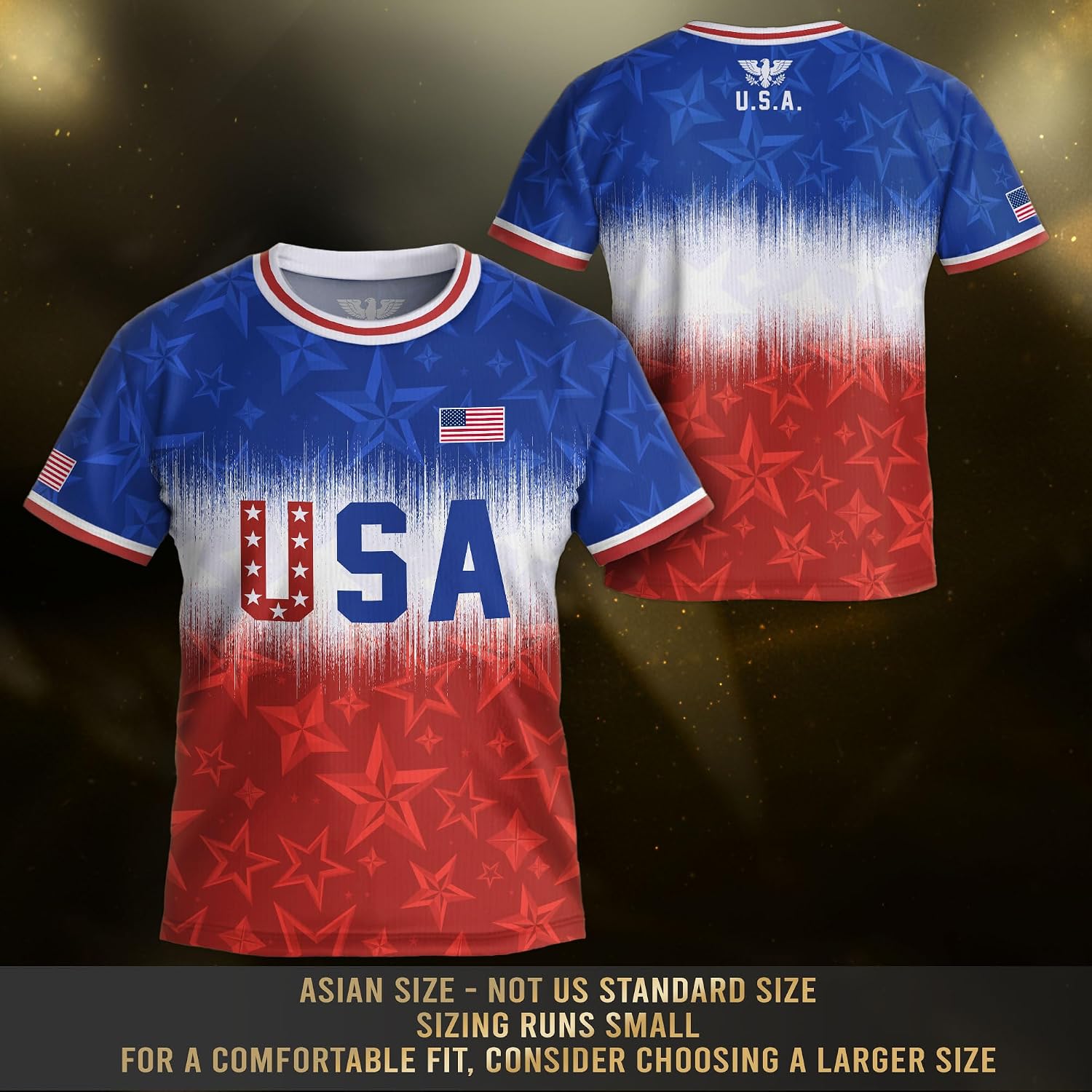 USA Kids Soccer Jersey Set, USA Soccer Jersey Kids for Boys, Girls Youth Shirts and Shorts Set