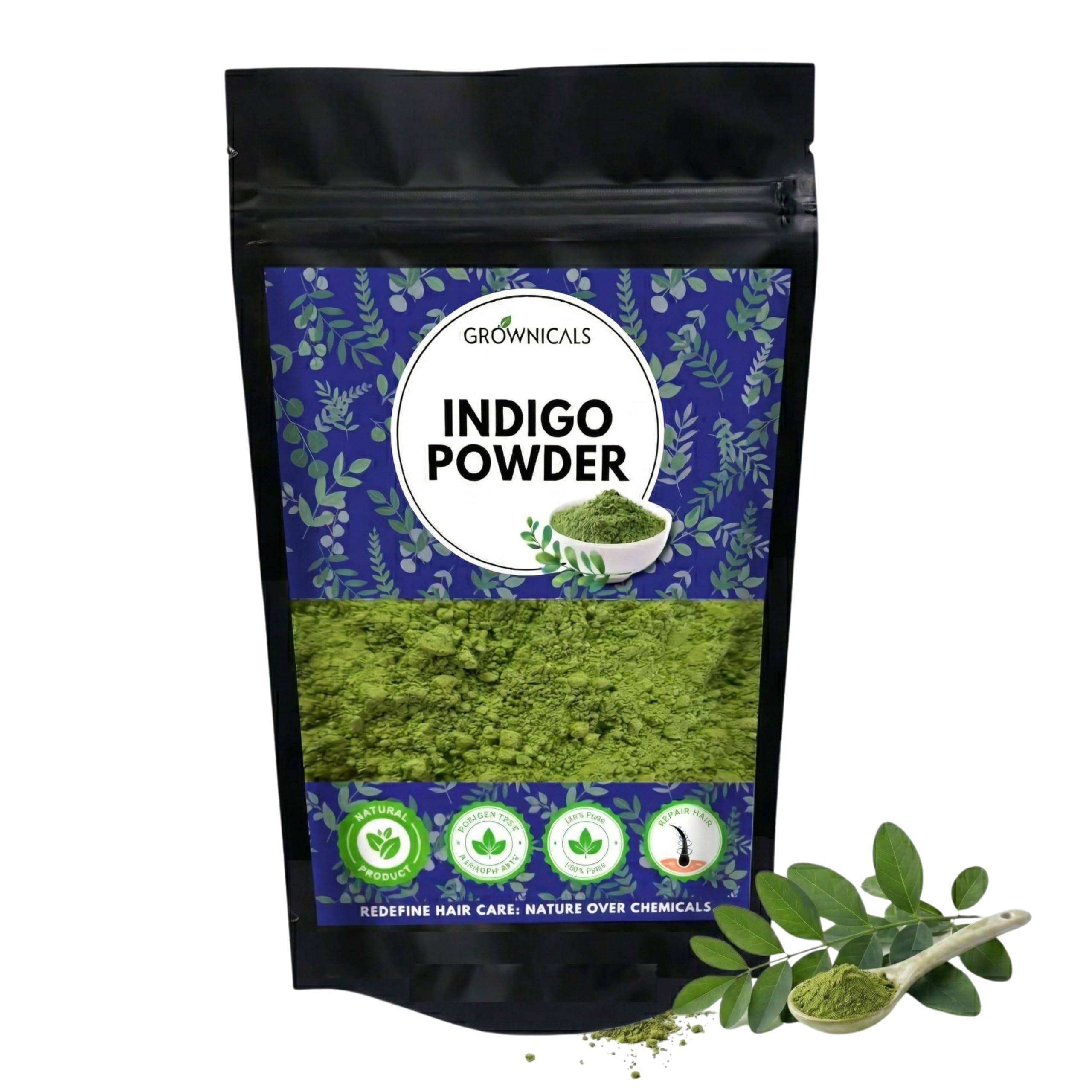 Grownicals Pure Indigo Powder for Hair Colouring-picture-37